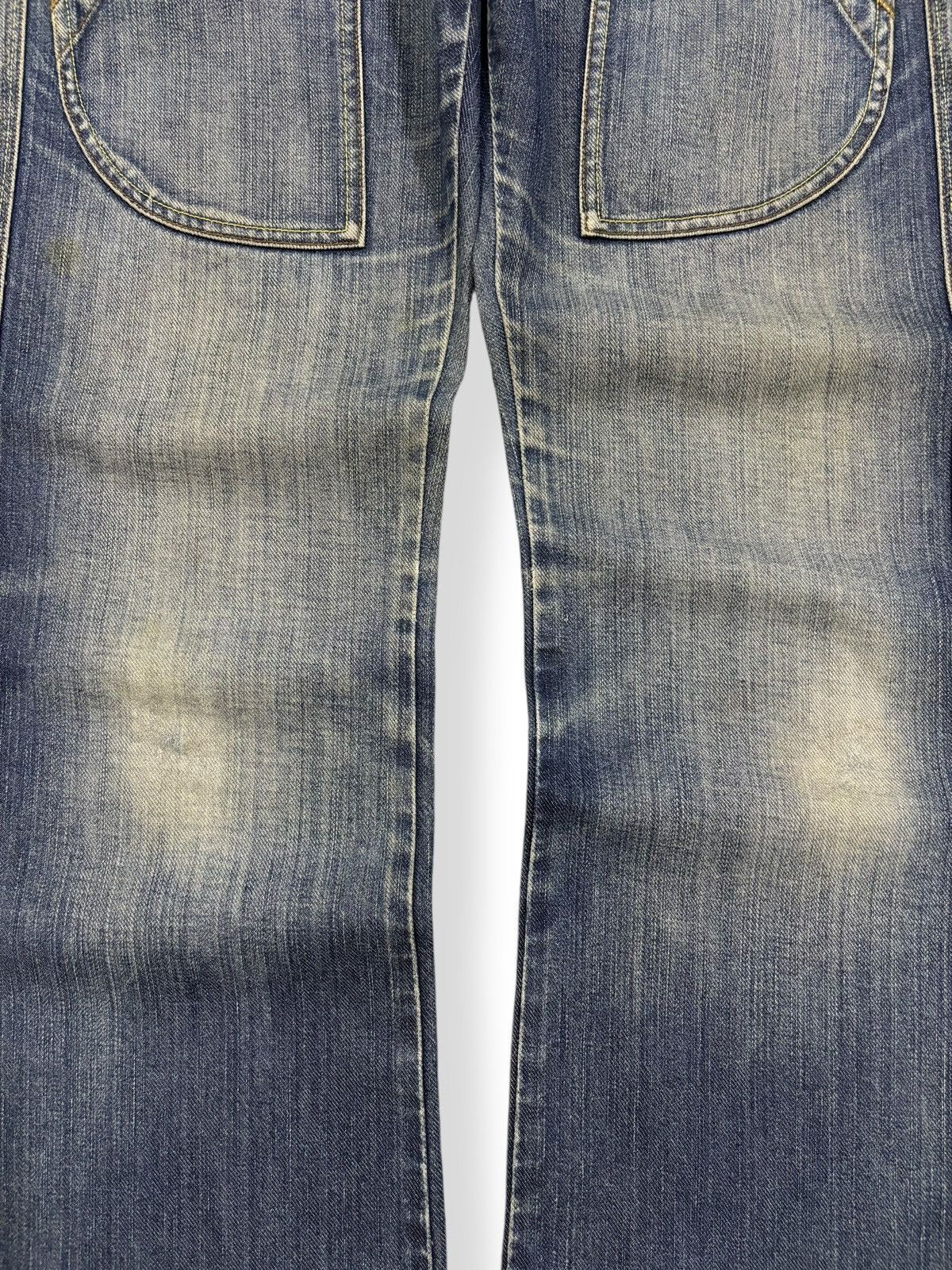 Japanese Brand Vintage Japanese Brand Multi-pockets Bootcut Flare Jeans Size US 32 / EU 48 - 6 Thumbnail