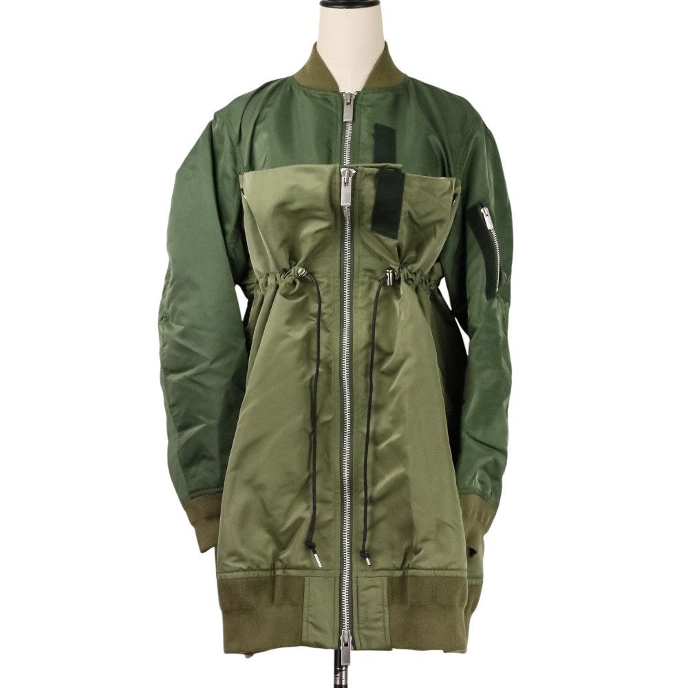 Sacai Sacai Sacai Nylon Twill Blouson Textile Outerwear 22-06360 DUTY FREE for USA Size ONE SIZE - 1 Thumbnail