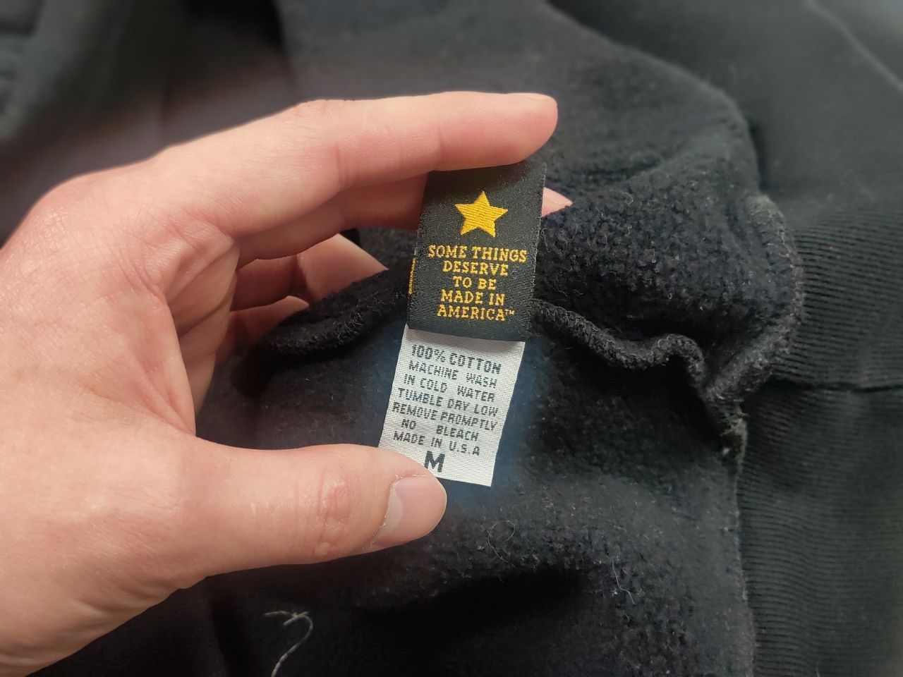 Brave Star Selvage Brave Star los angeles American Made Black Hoodie Japan Size US M / EU 48-50 / 2 - 13 Thumbnail