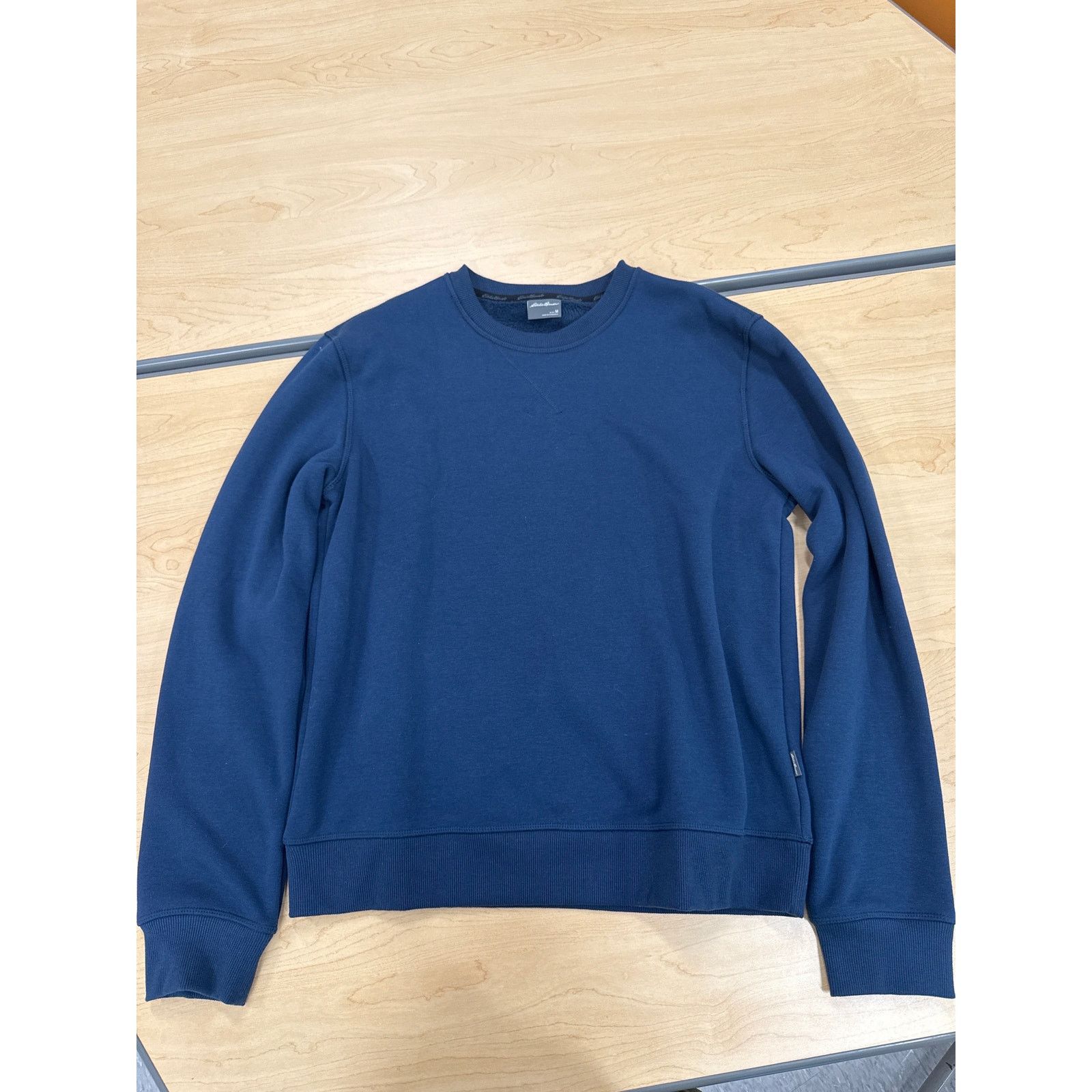 Eddie Bauer Eddie Bauer Mens Crewneck Sweatshirt Fleece Lined Navy Blue Size US M / EU 48-50 / 2 - 1 Thumbnail