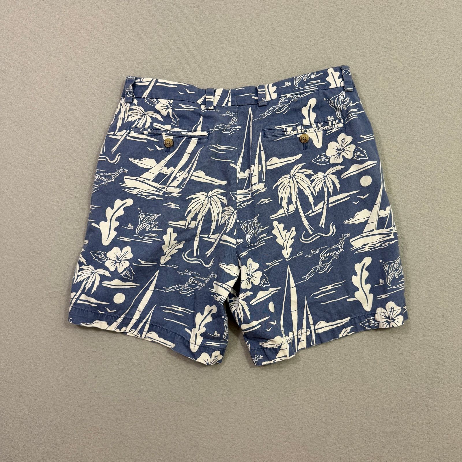 Vineyard Vines Vineyard Vines Breaker Shorts Men's 32 Blue Floral Hawaiian Size US 32 / EU 48 - 7 Thumbnail
