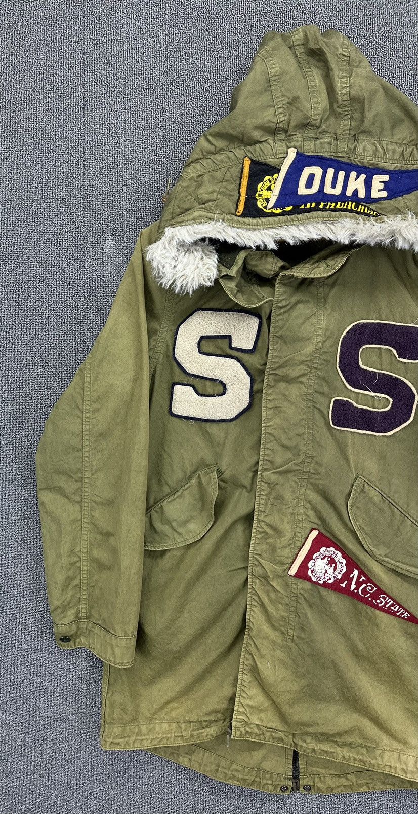Other Denim & Dungaree Hooded Military Parkas Jacket Size US S / EU 44-46 / 1 - 4 Thumbnail