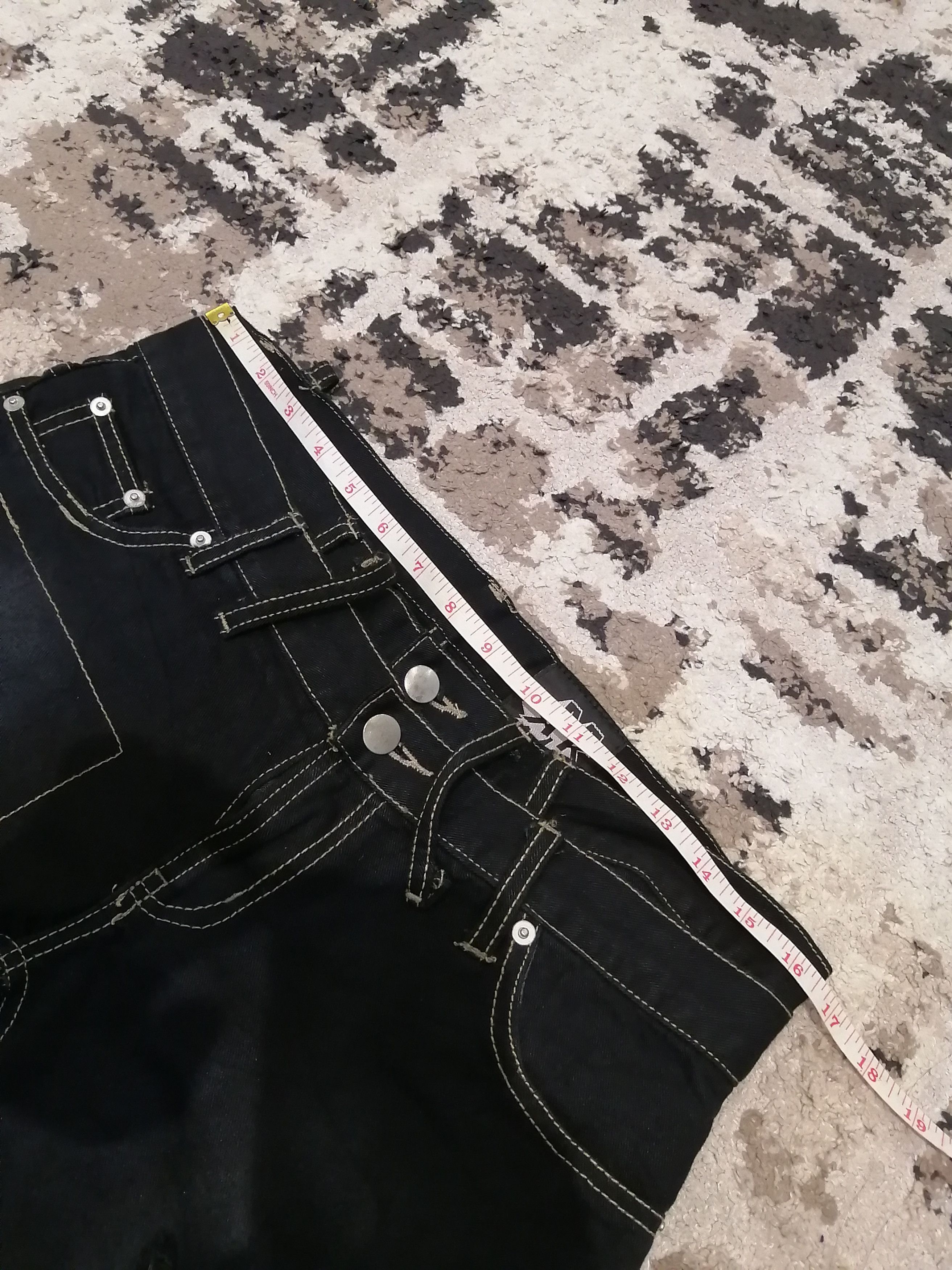 Seditionaries Vintage KMK Japan Double Waist Jeans - Size 1 Size US 33 - 18 Thumbnail
