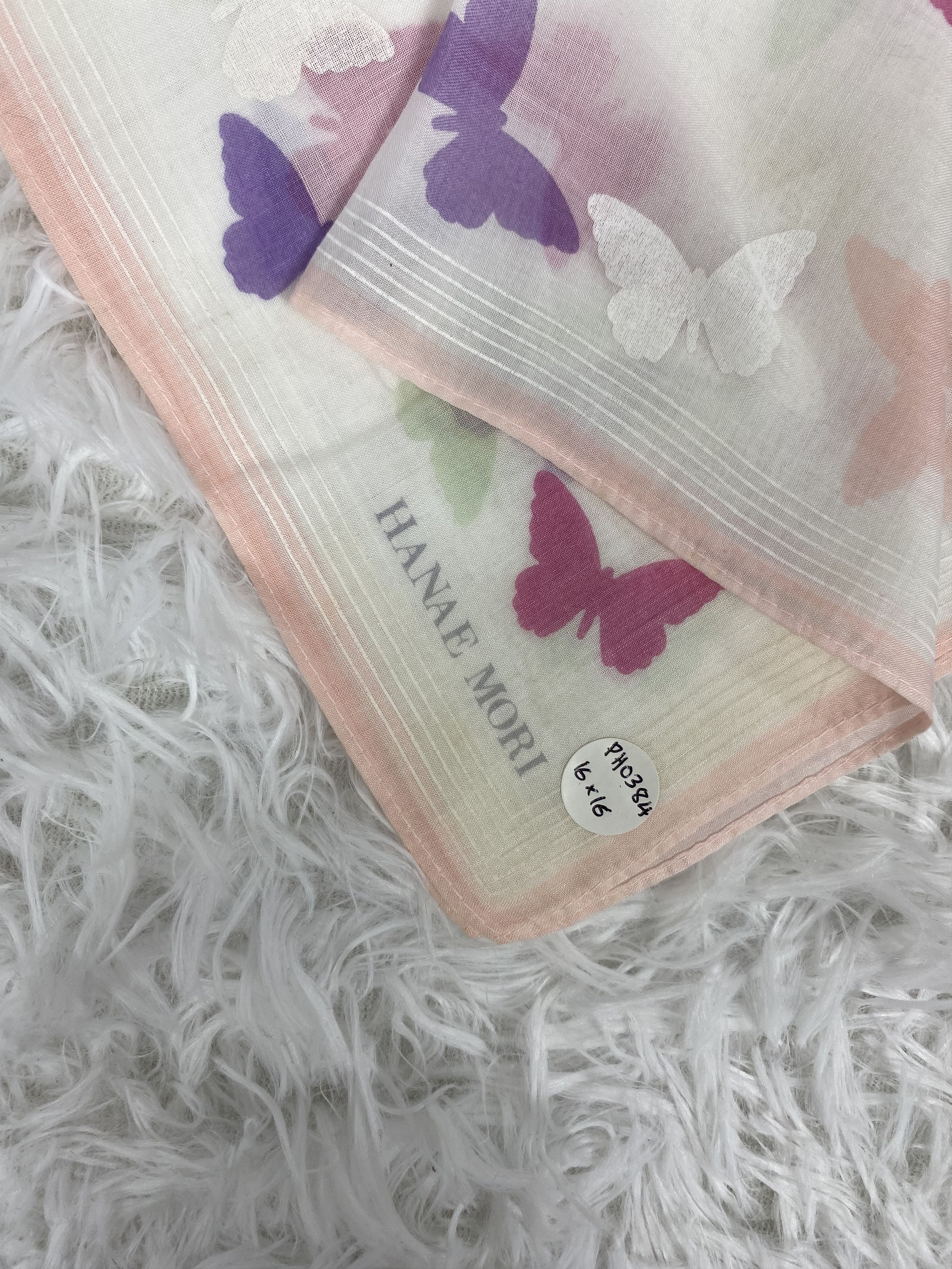 Hanae Mori Vintage Hanae Mori Handkerchief Neckerchief PH0384 Size ONE SIZE - 2 Thumbnail
