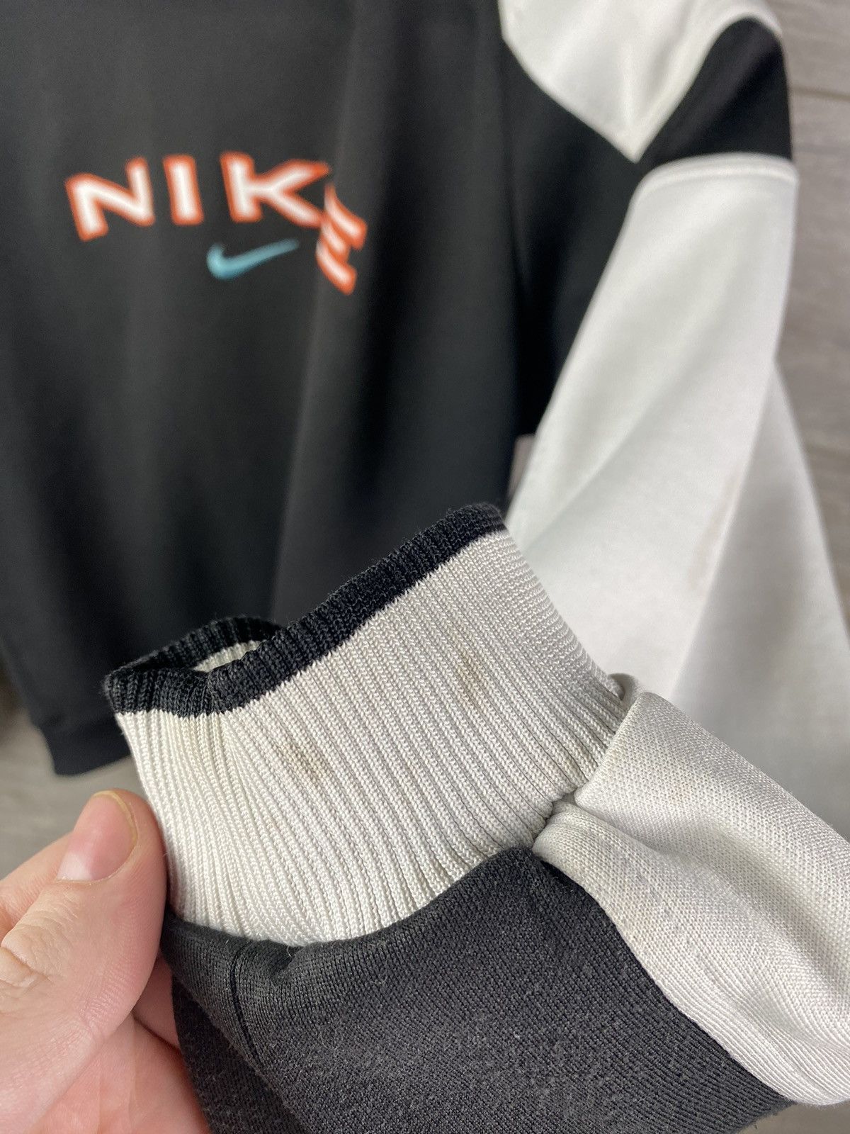 Nike Vintage sweatshirt Nike Big Logo Drill size XS Size US XS / EU 42 / 0 - 13 Thumbnail