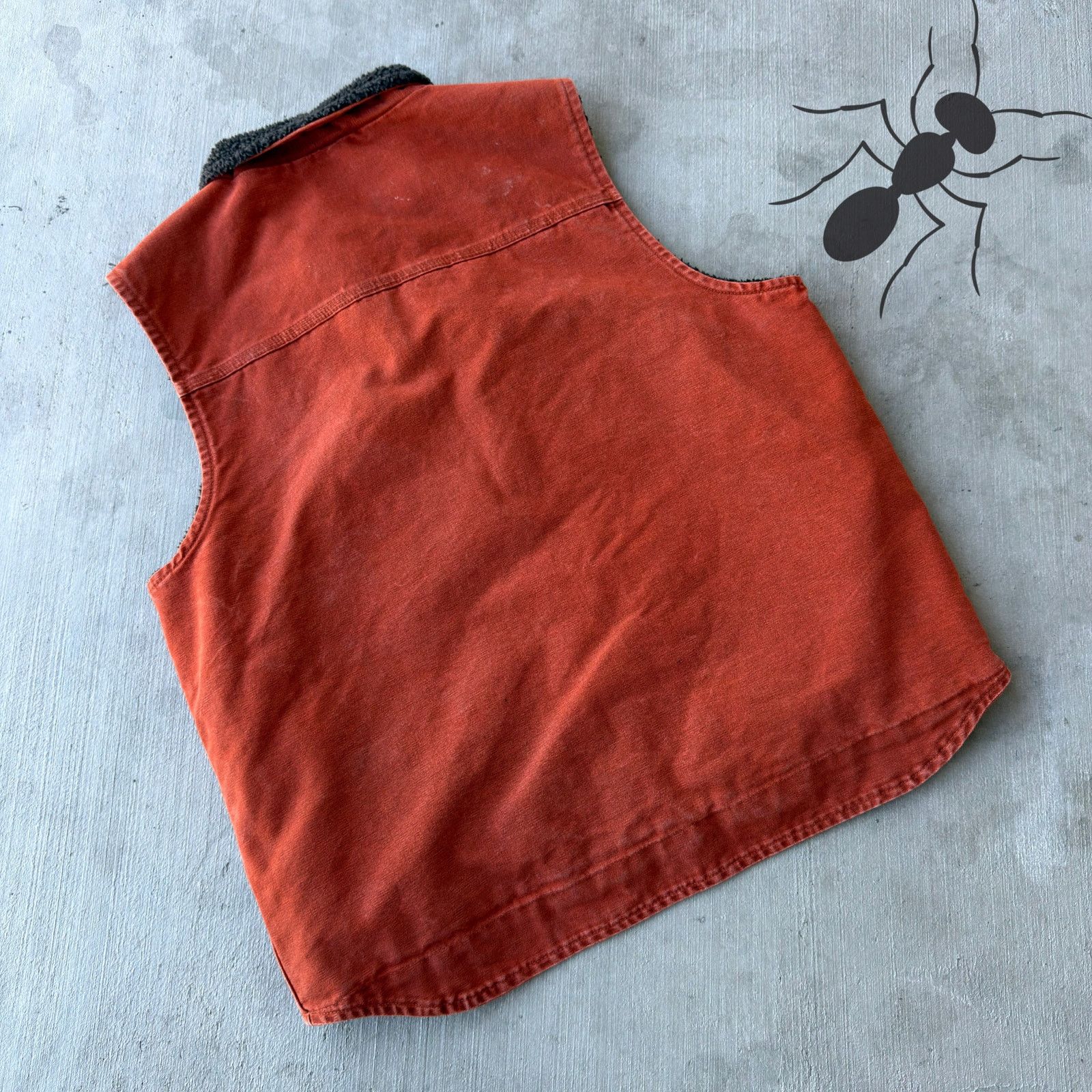 Carhartt × Vintage Vintage Y2K Carhartt V33 Orange work wear vest Size US XL / EU 56 / 4 - 4 Thumbnail