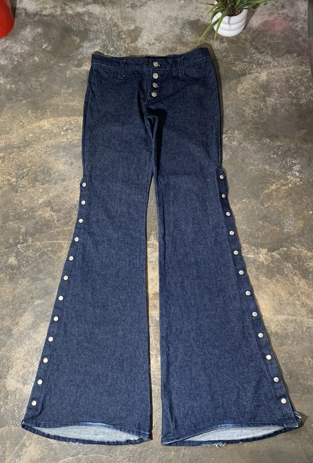 If Six Was Nine Super Flare Gothic Jeans Egoist Japanese style Size US 28 / EU 44 - 1 Thumbnail
