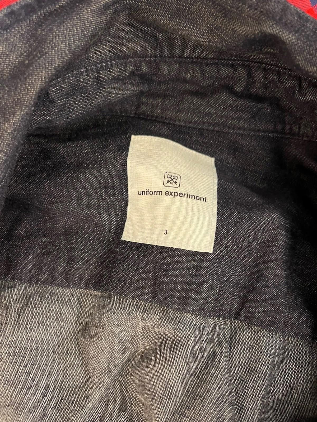 uniform experiment Pre-Owned Uniform Experiment Denim 2 Tone Shirt Size Large Size US L / EU 52-54 / 3 - 7 Thumbnail