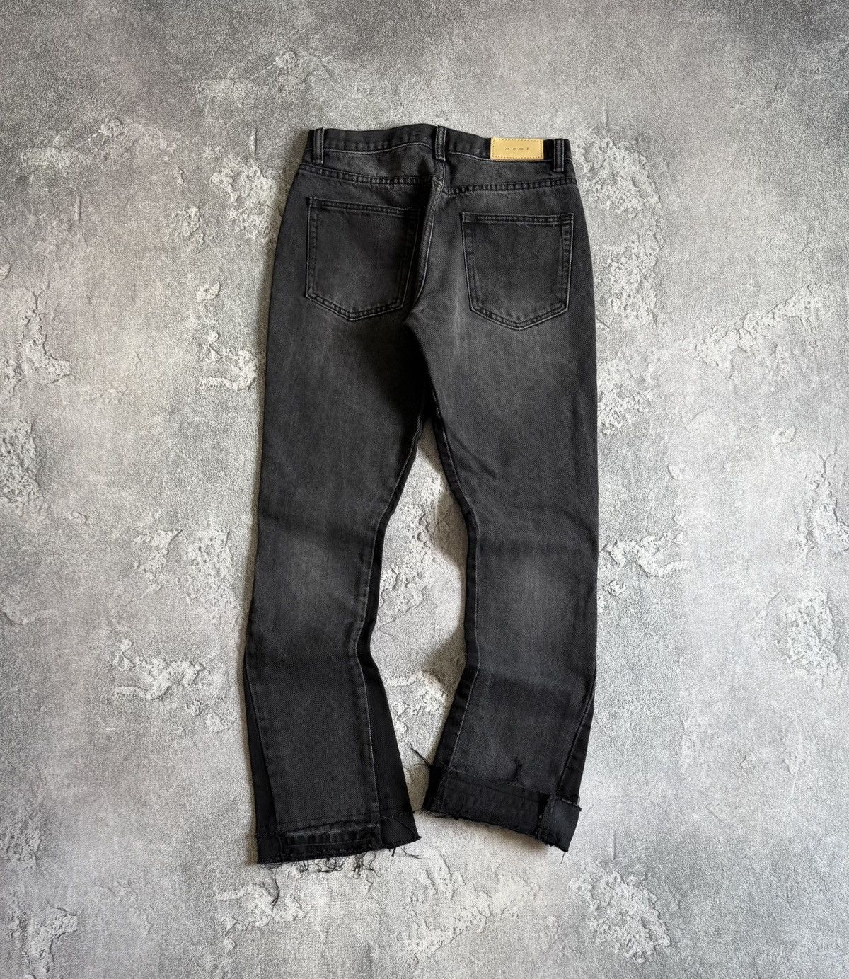 MNML MNML 28 denim designer pants jeans trousers flared y2k punk Size US 28 / EU 44 - 1 Thumbnail