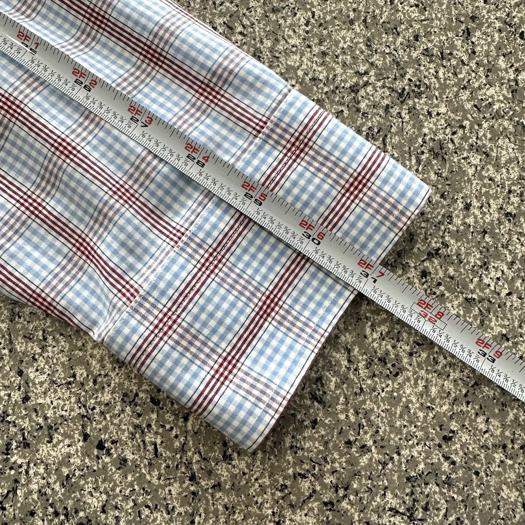 Banana Republic Banana Republic Button-Up Shirt Mens L Blue Plaid Non-Iron Classic Shirt Size US L / EU 52-54 / 3 - 6 Thumbnail