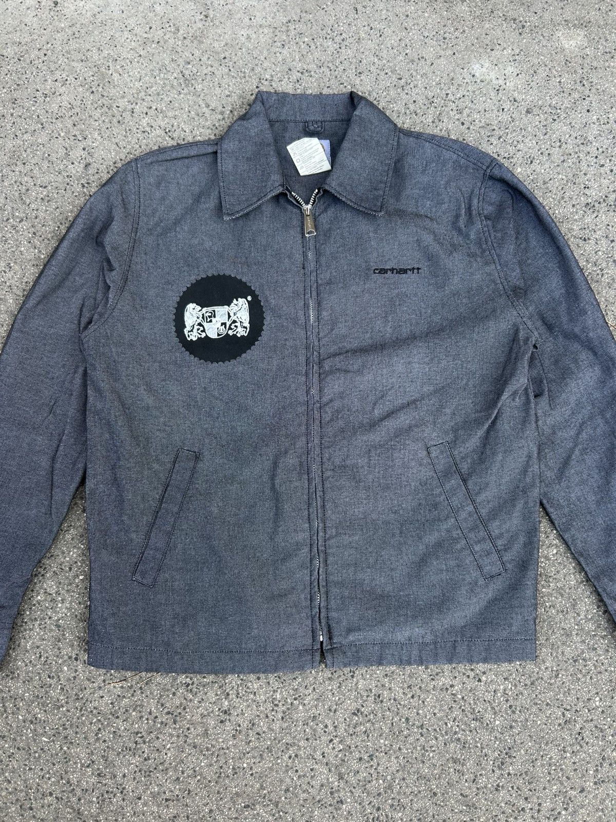 Carhartt Vintage Carhartt 2000s grey light Jacket streetwear style Size US M / EU 48-50 / 2 - 5 Thumbnail