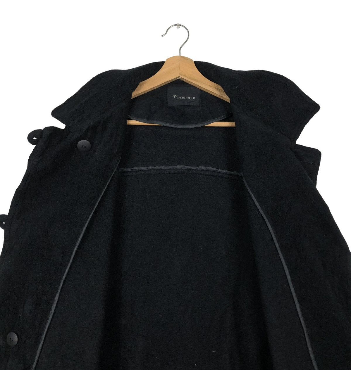 Japanese Brand VINTAGE CHORE JACKET PYUMOSSO JAPAN MADE RICH BLACK Size US M / EU 48-50 / 2 - 13 Thumbnail
