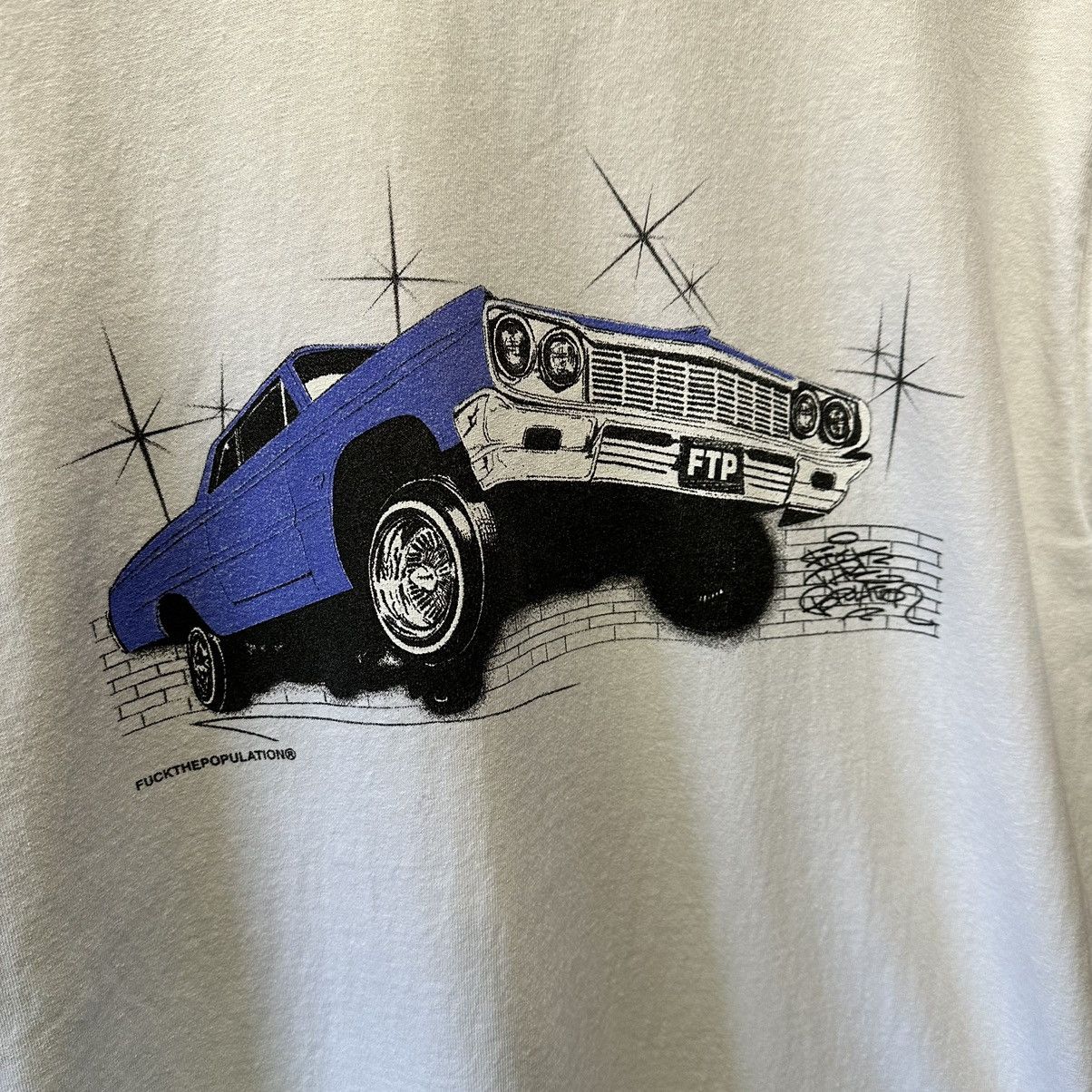 Fuck The Population Ftp lowrider tee Size US L / EU 52-54 / 3 - 3 Thumbnail