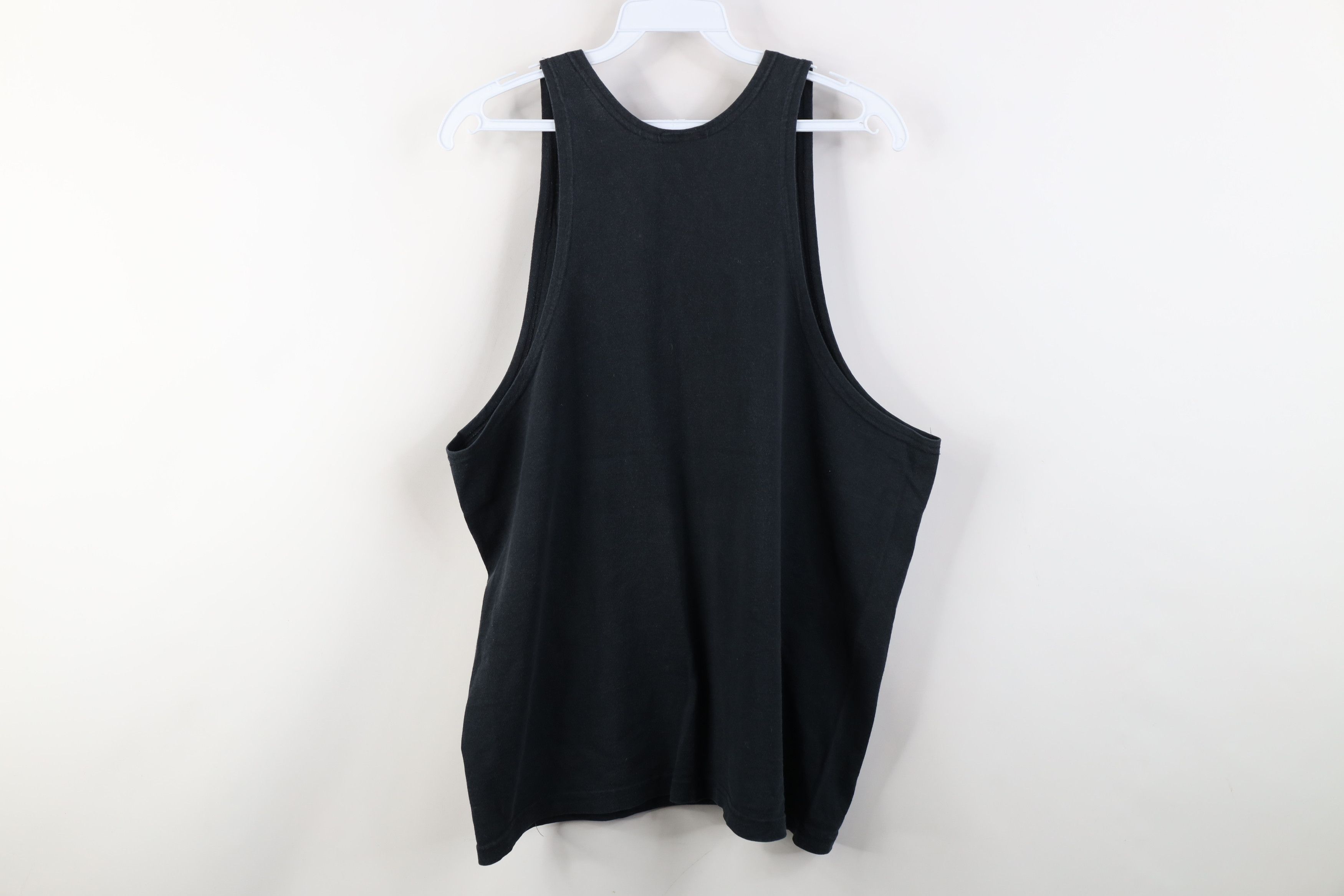 Vintage Vintage 90s Streetwear Blank Tank Top T-Shirt Black Cotton Size US M / EU 48-50 / 2 - 9 Thumbnail