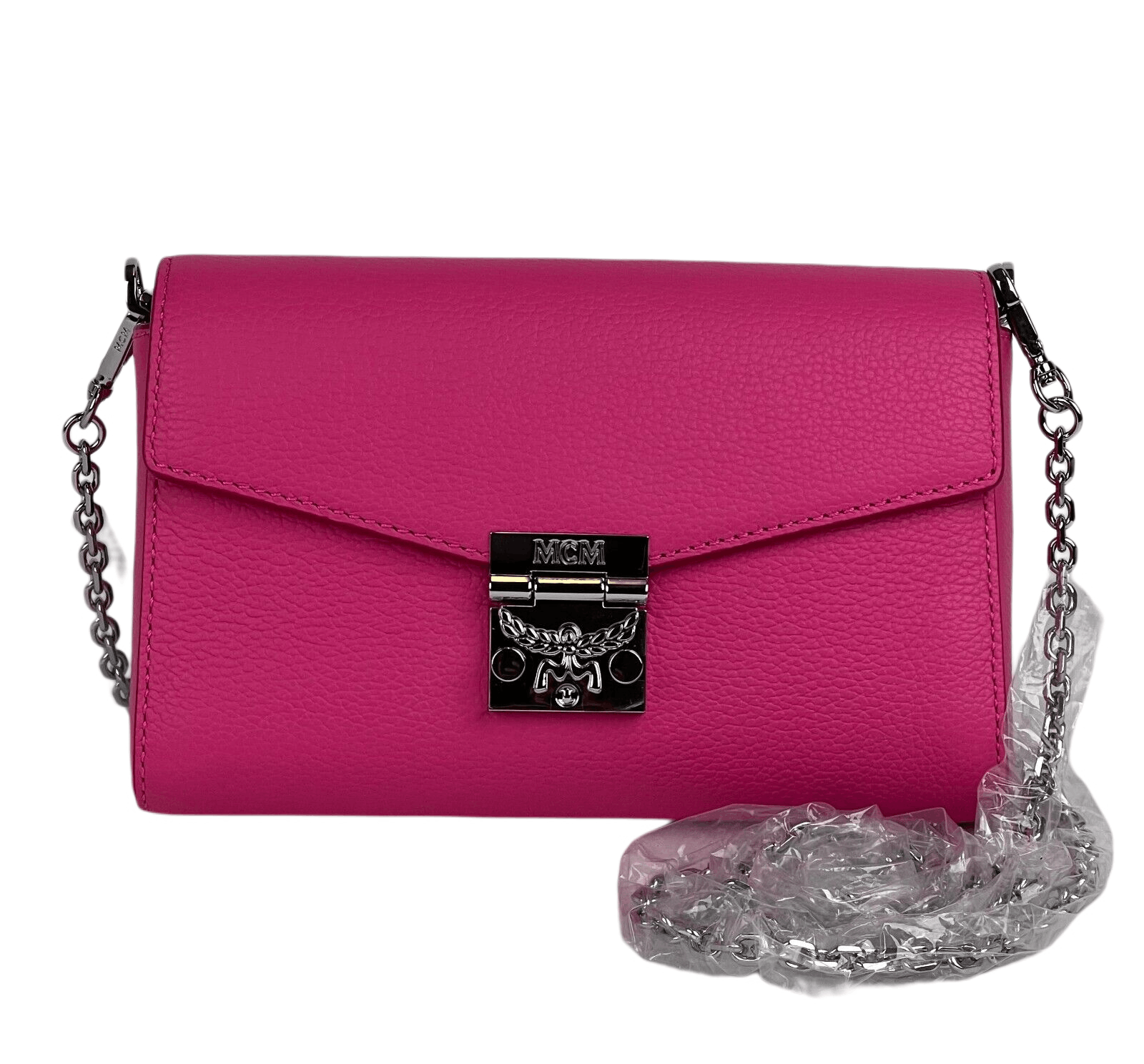 MCM Millie Sugar Pink Small Crossbody Silver Chain Bag Size ONE SIZE - 1 Thumbnail