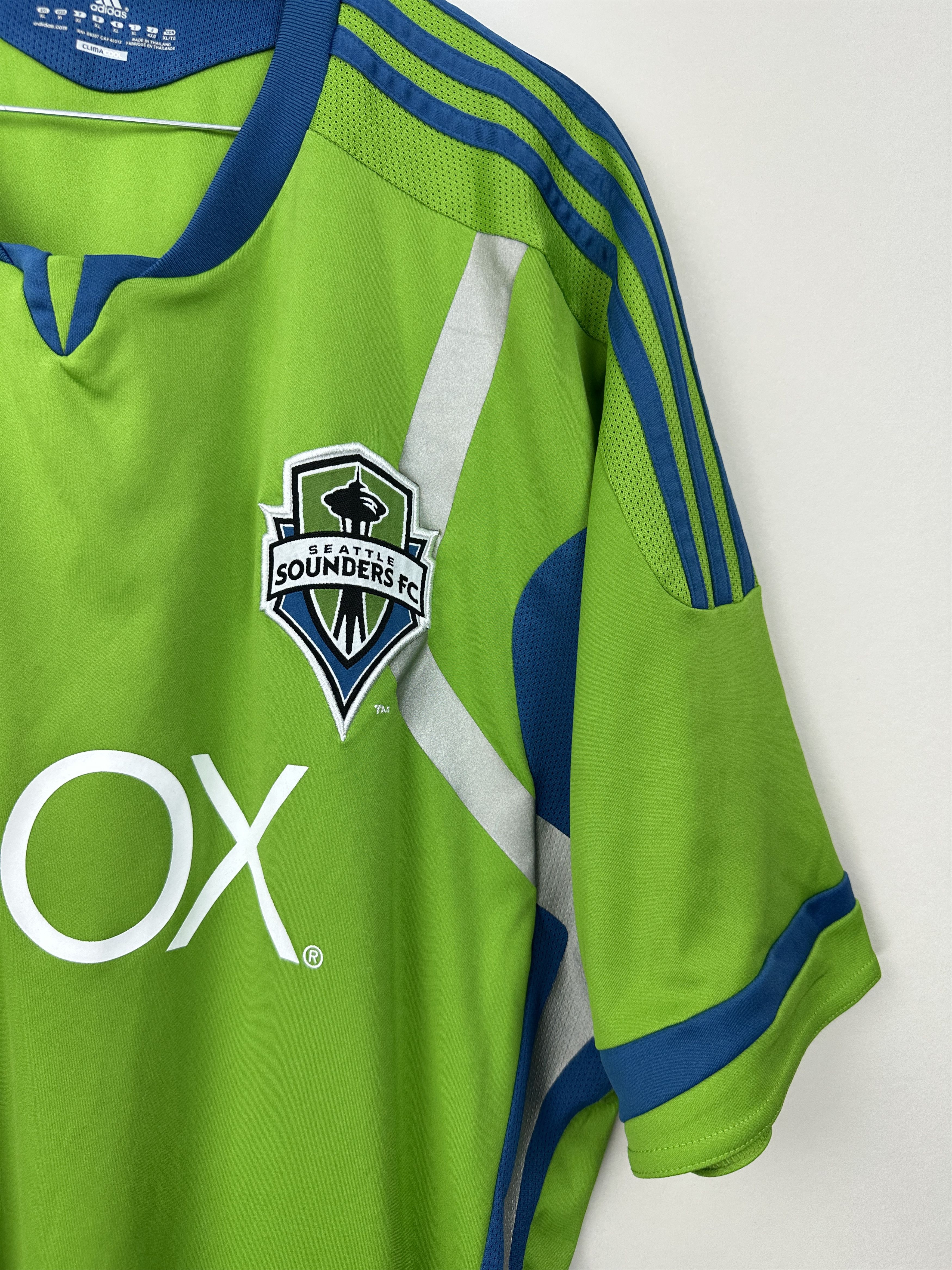 Adidas Seattle Sounders FC 2011/12 Home [XL] Football Soccer Jersey Size US XL / EU 56 / 4 - 4 Thumbnail