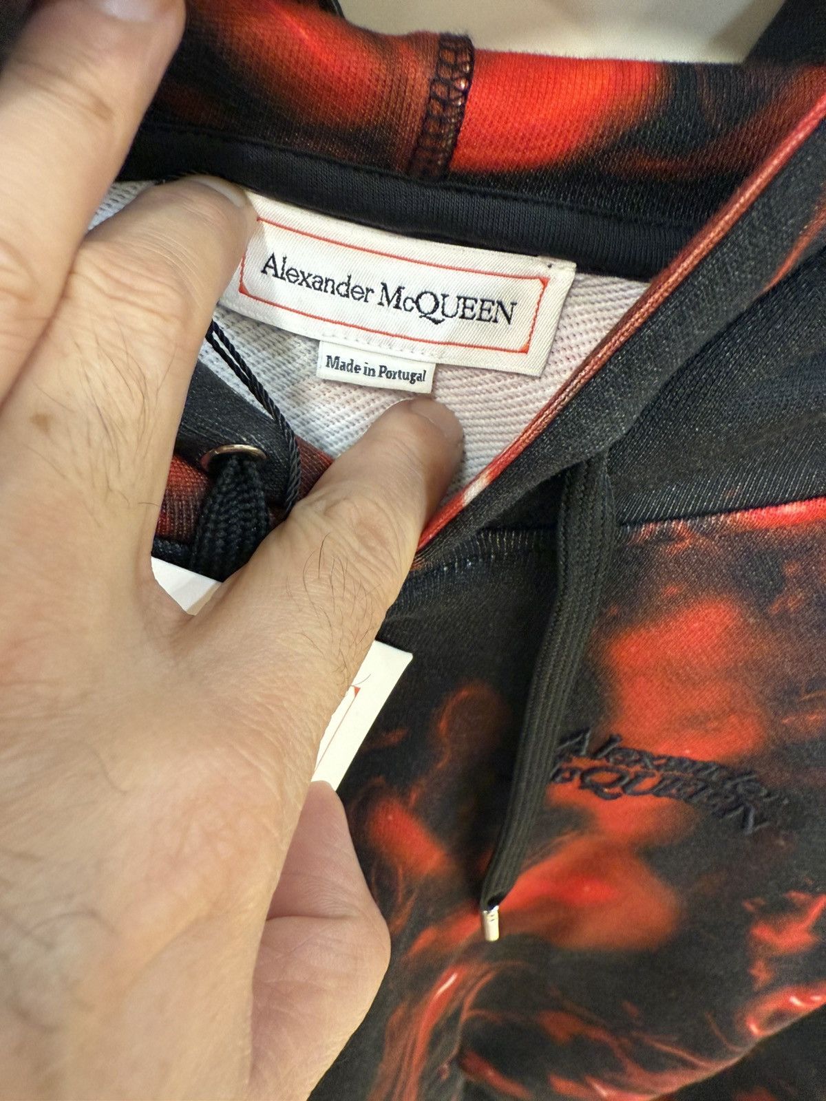Alexander McQueen Floral print hoodie size M Size US M / EU 48-50 / 2 - 10 Thumbnail