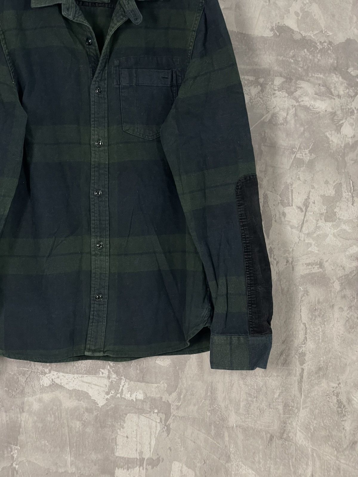 Allsaints × Japanese Brand Allsaints Pocket Striped Check Overshirt Jacket Shirt Size US M / EU 48-50 / 2 - 6 Thumbnail