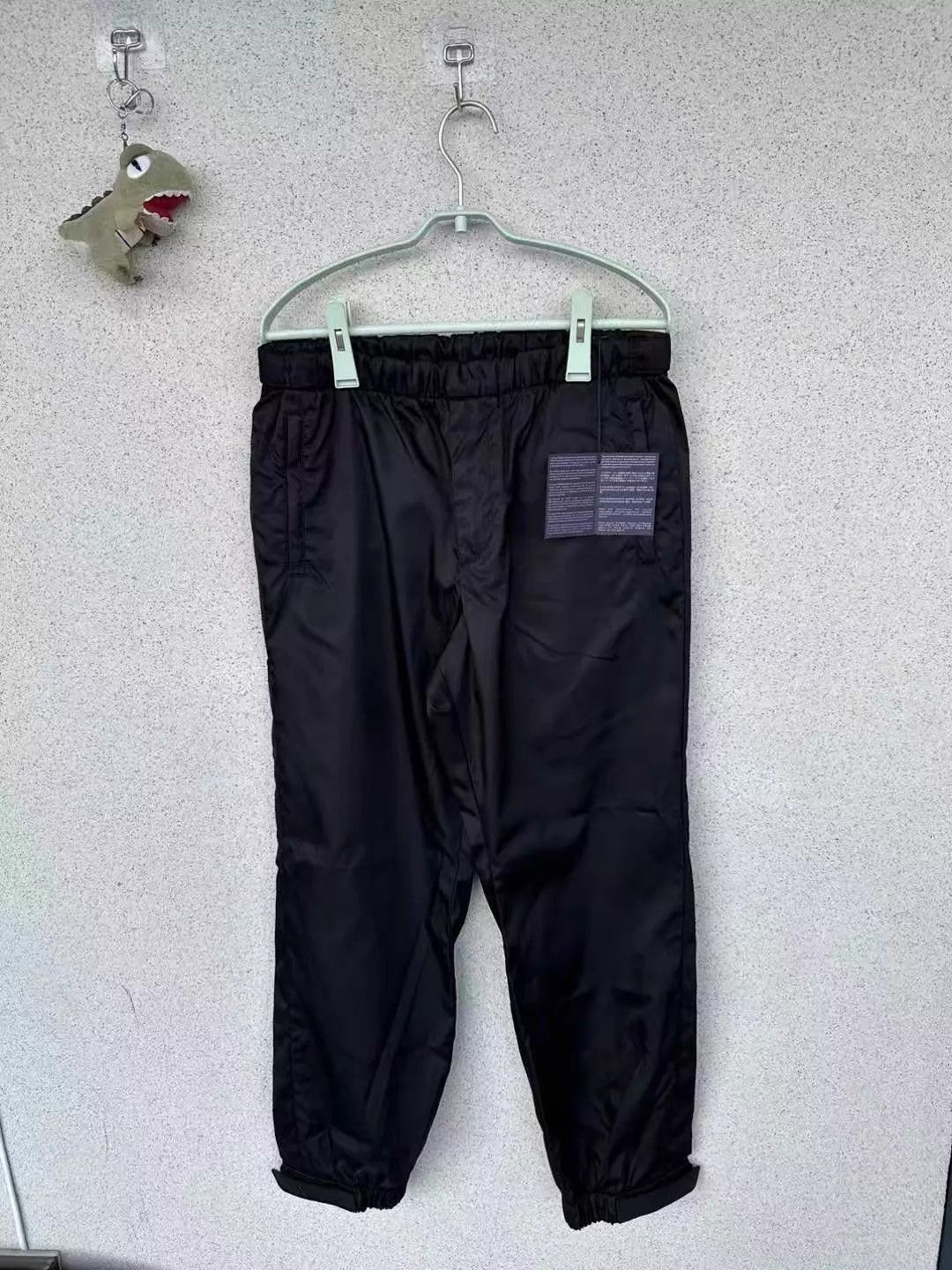 Prada Prada Side Metal Triangle Logo Joggers 58 NWT Size US 42 / EU 58 - 1 Thumbnail