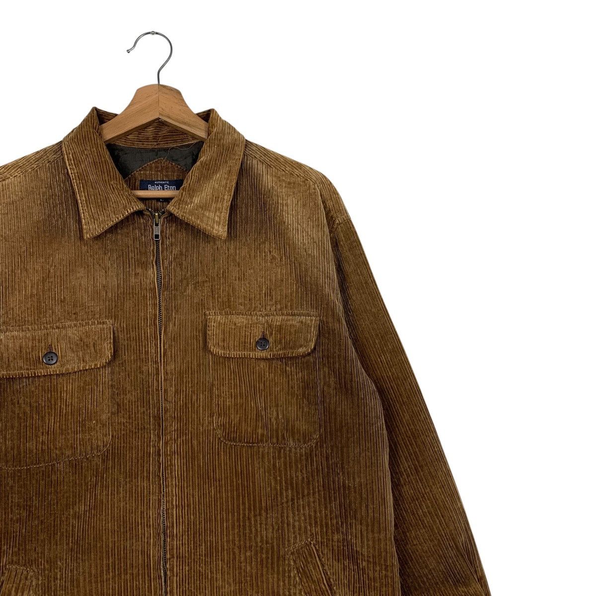 Vintage 90’s RALPH ETON 4 Pocket Work Corduroy Jacket #2566-C116 Size US L / EU 52-54 / 3 - 4 Thumbnail