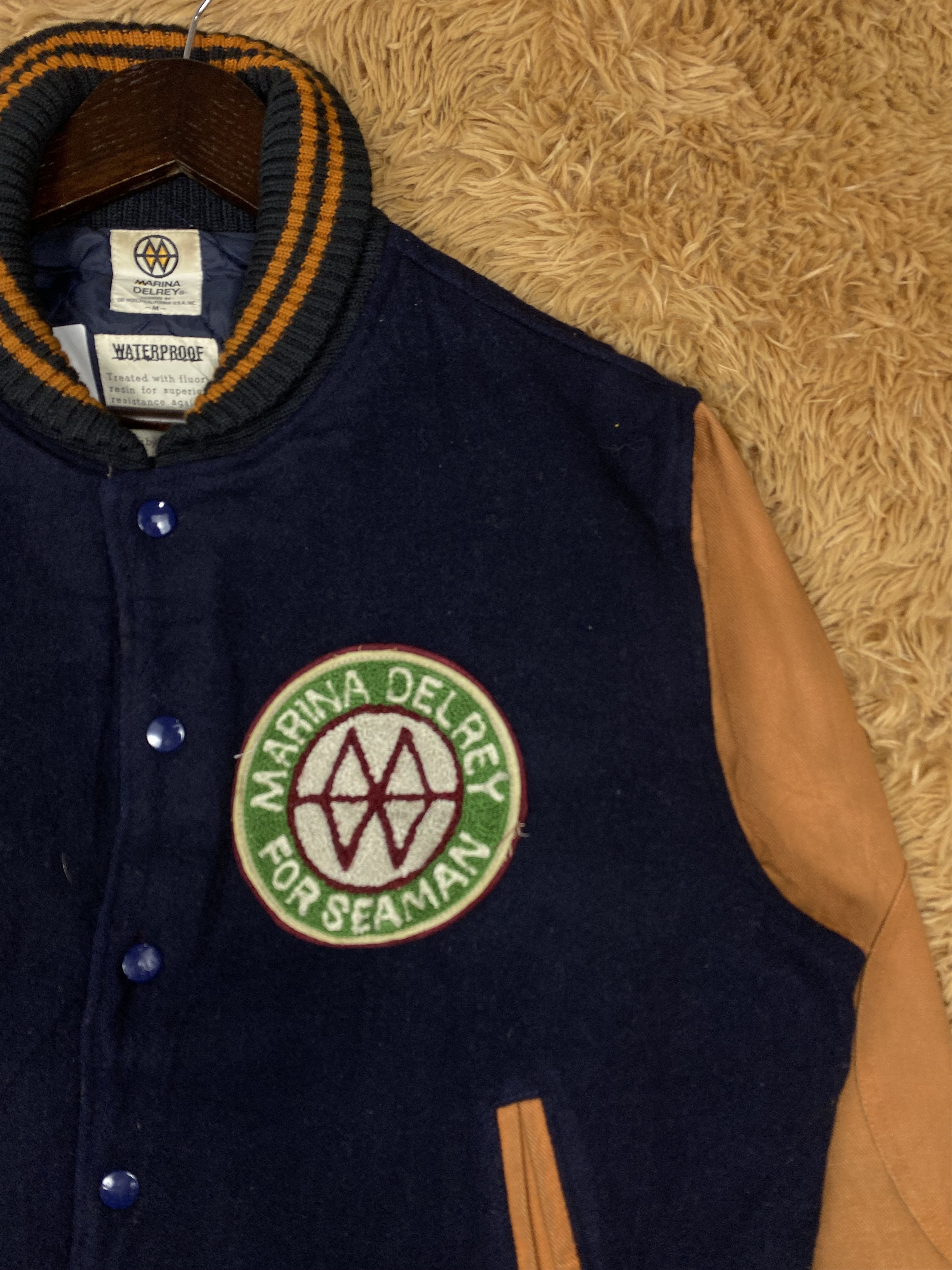 Vintage Vintage Marina Delrey Varsity Jacket DJ0256 Size US M / EU 48-50 / 2 - 3 Thumbnail