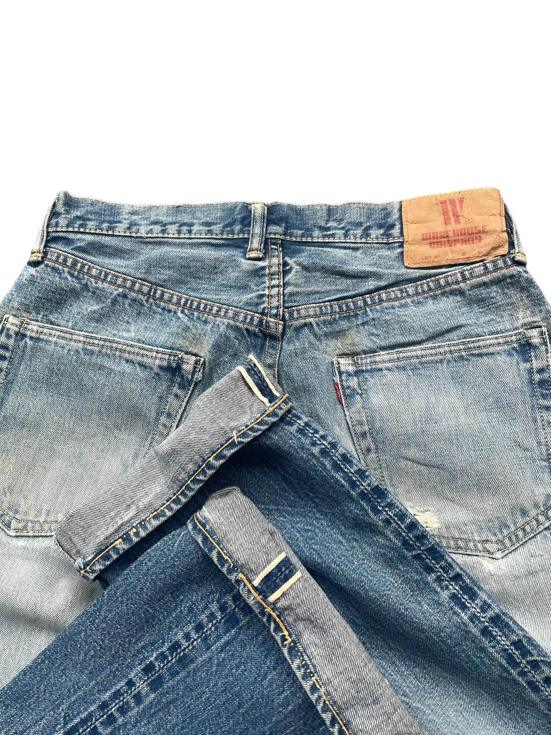 Vintage Vintage Warehouse Company Selvedge Faded Distresed Denim Size US 30 / EU 46 - 6 Thumbnail