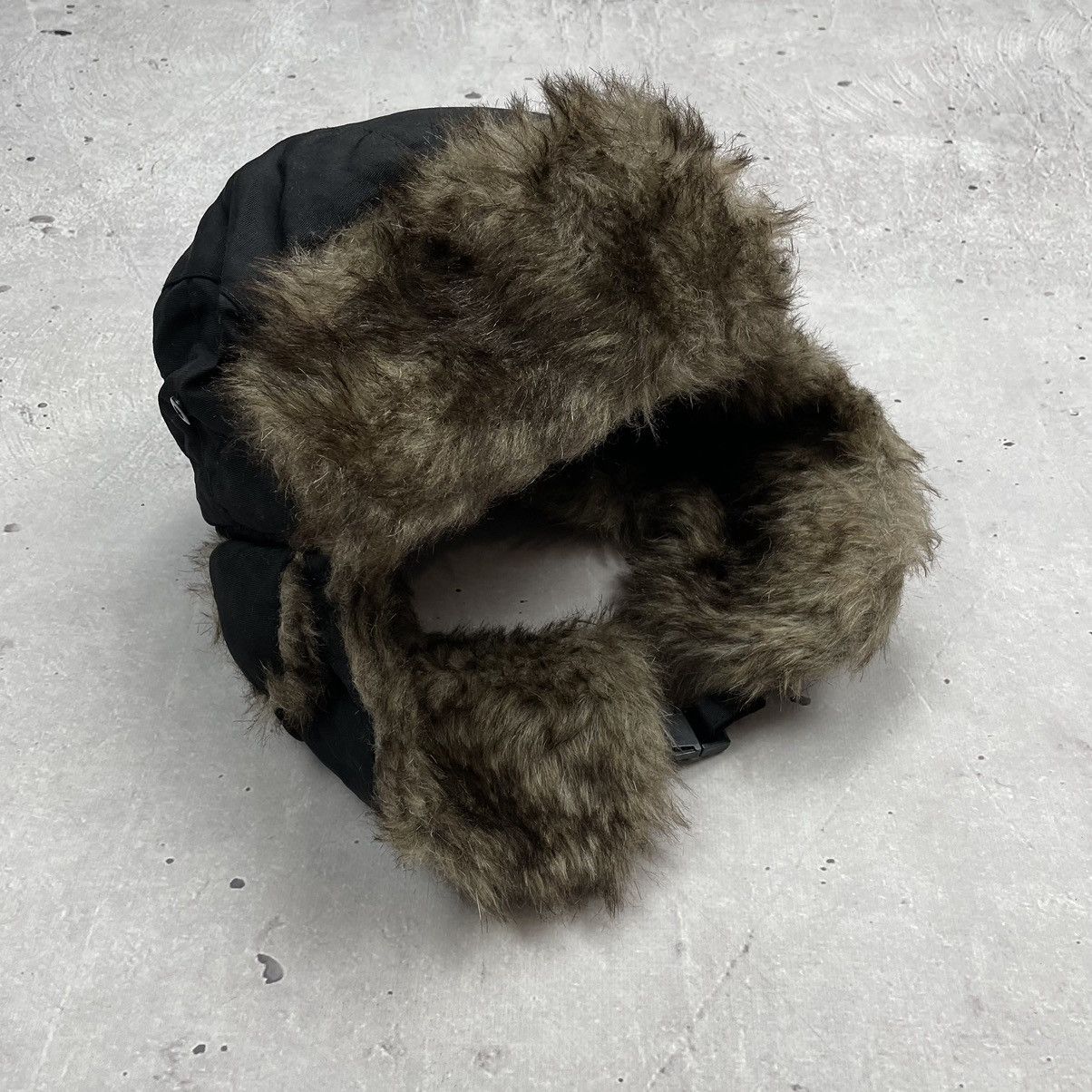 Japanese Brand × Vintage Ushanka Trapper Hat Furry Mohair Fuzzy Fur Hat Y2K Size ONE SIZE - 2 Thumbnail