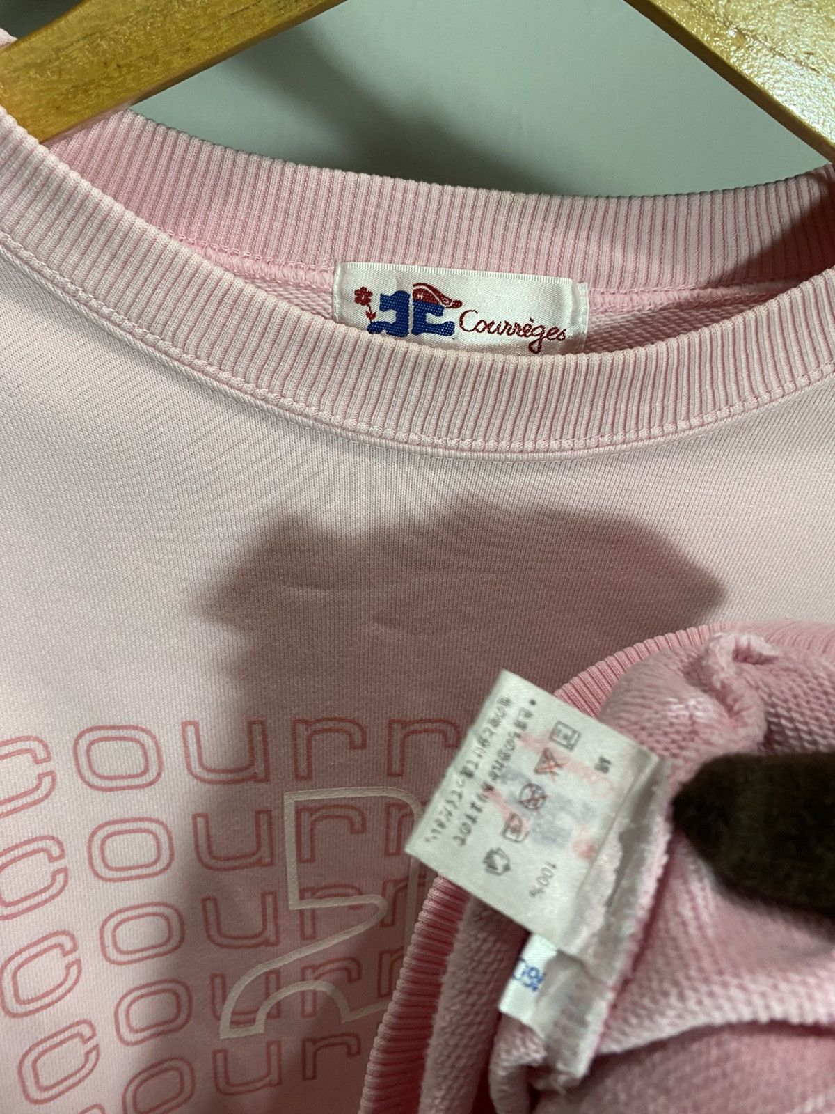 Courreges Courreges Vtg Sweatshirt Size L / US 10 / IT 46 - 5 Thumbnail
