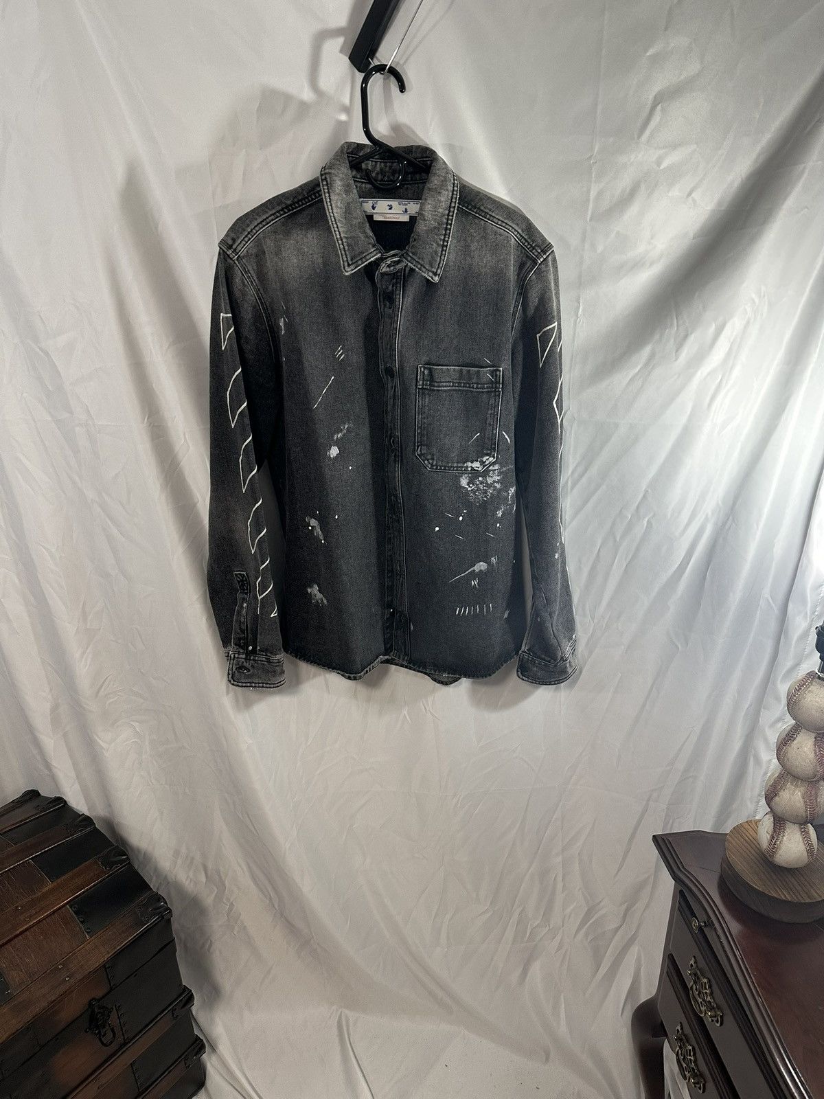 Off-White OFF WHITE DENIM SHIRT Size US L / EU 52-54 / 3 - 1 Thumbnail