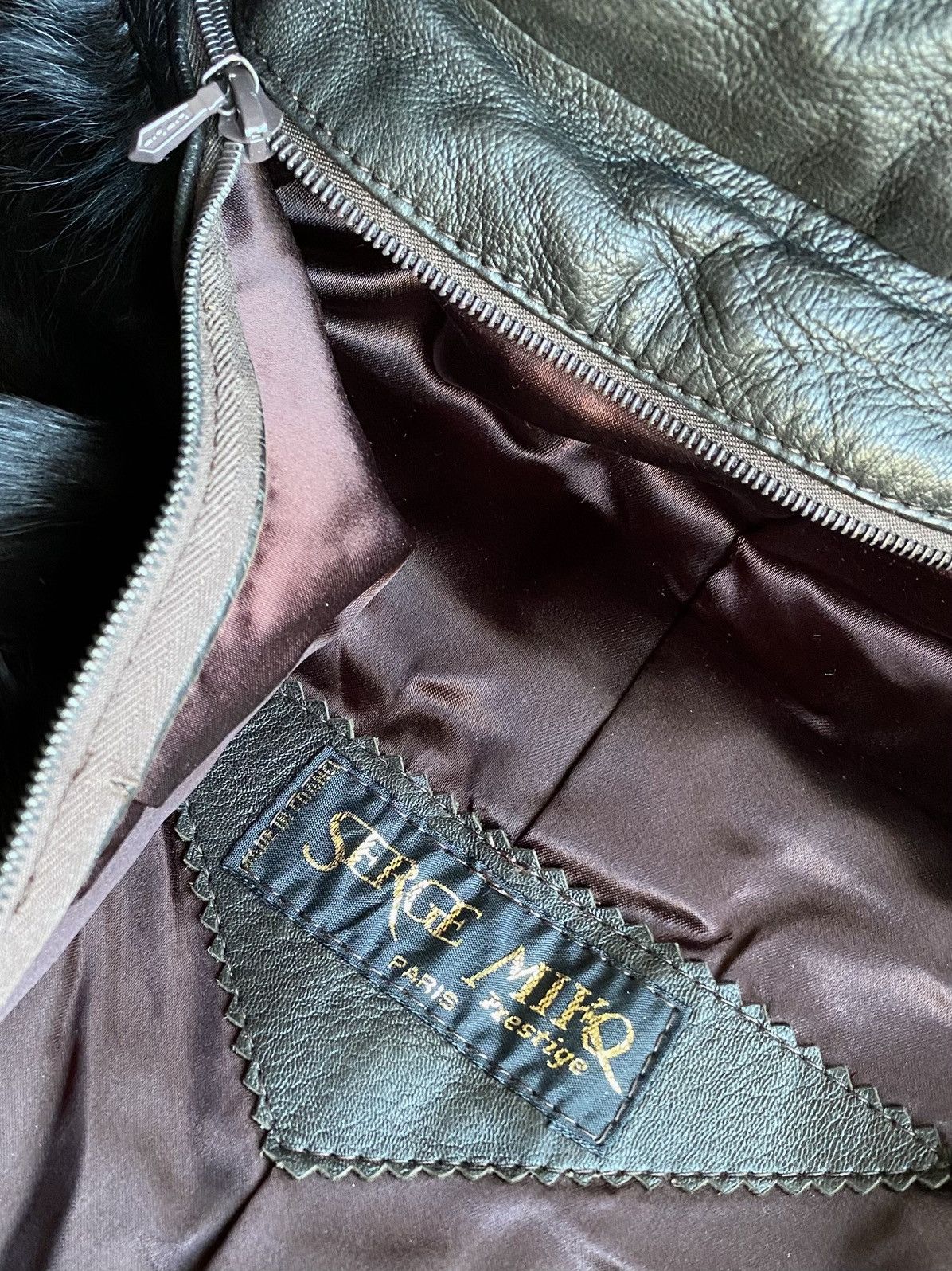 Other Vintage Serge Miko (Paris) leather jacket Size M / US 6-8 / IT 42-44 - 4 Thumbnail
