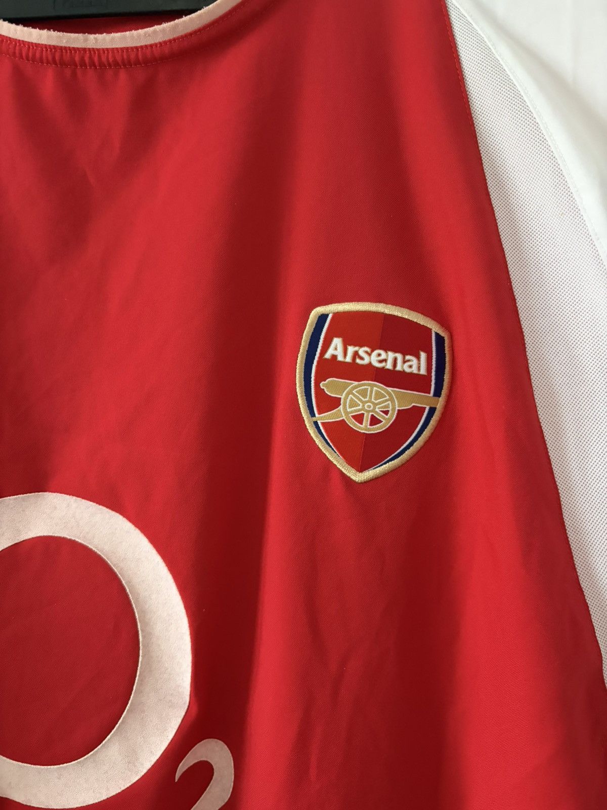 Arsenal adidas 2002-2004 domowa Vintage — zdjęcie 2