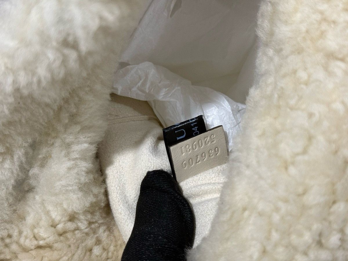 Gucci Small Shearling Jackie 1961 Hobo White Size ONE SIZE - 8 Thumbnail