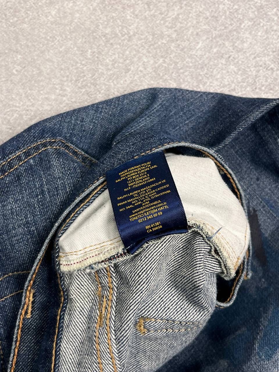 Polo Ralph Lauren Vintage Polo Ralph Lauren Painted Baggy Jeans Y2K 29 Size US 29 - 12 Thumbnail