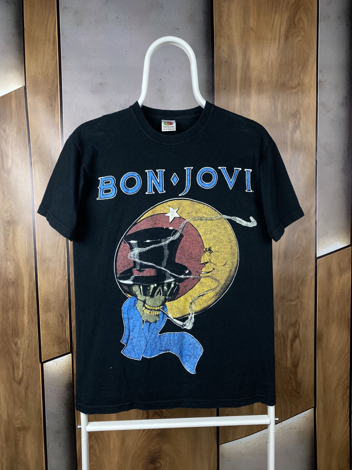 Bon Jovi 🎸Vintage T-Shirt Bon Jovi Rocks Your Ass Off Rock Band Tee🎸 Size US M / EU 48-50 / 2 - 1 Thumbnail