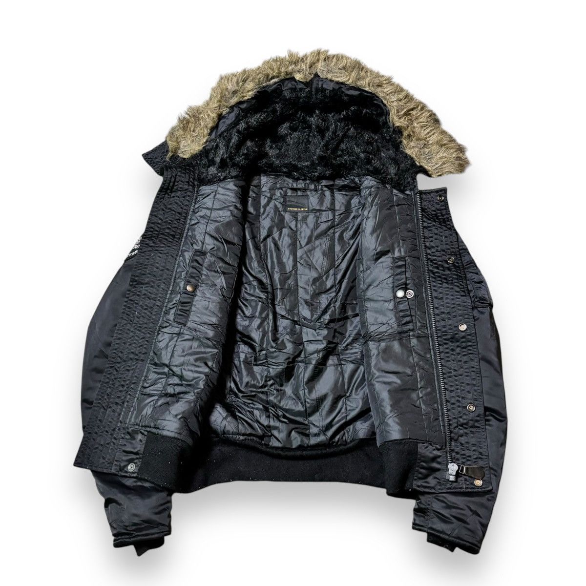 Hysteric Glamour × If Six Was Nine × Le Grande Bleu (L.G.B.) Hysteric Glamour Ifsixwasnine LGB Style fur jacket Y2K japan Size US M / EU 48-50 / 2 - 7 Thumbnail