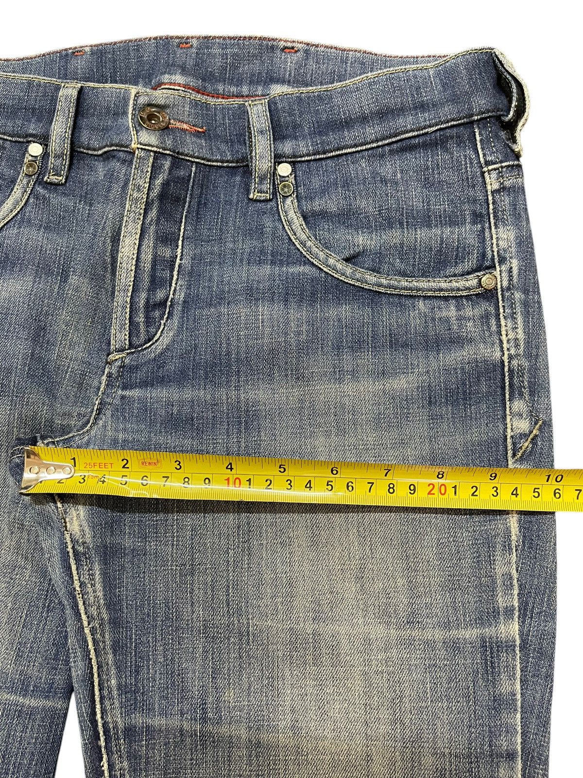 Diesel Vintage Diesel Industry Faded Wash Style Wide Leg Jeans Size US 30 / EU 46 - 16 Thumbnail