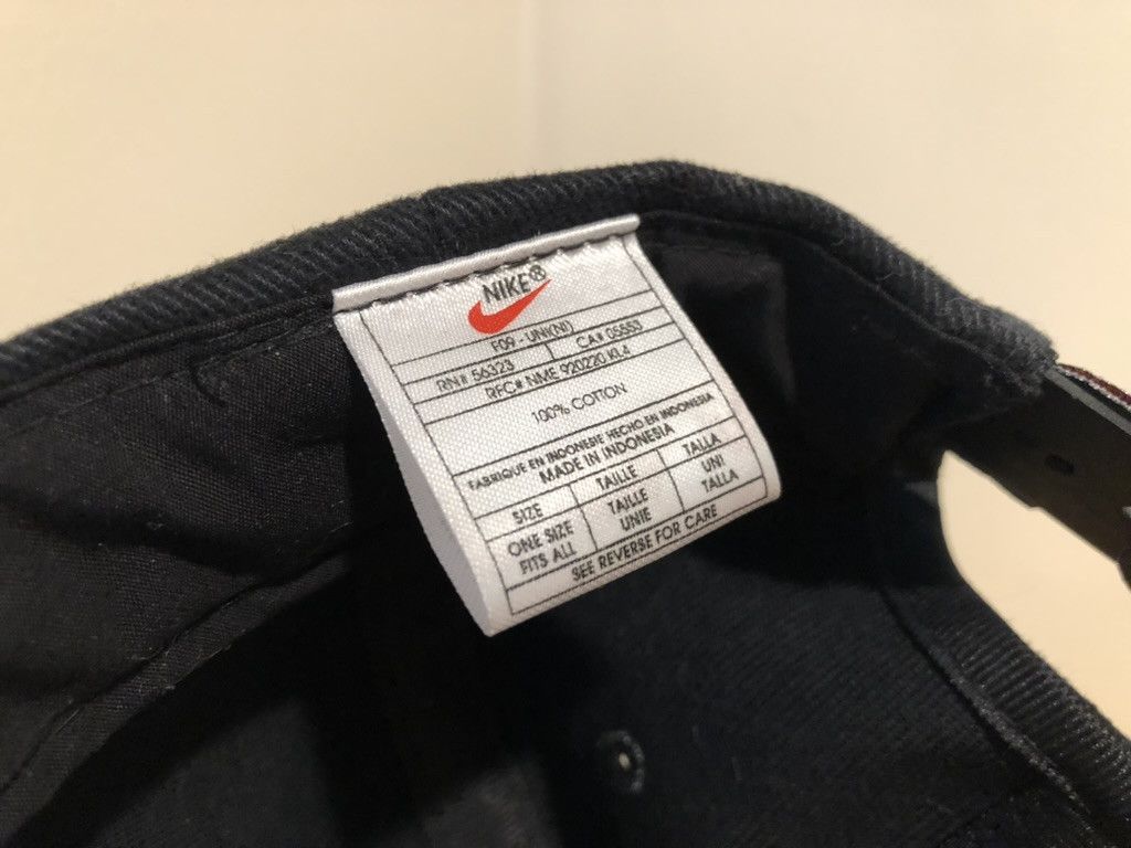 Nike Vintage 1990s Nike Air Logo Snapback Baseball Cap Hat Size ONE SIZE - 8 Thumbnail