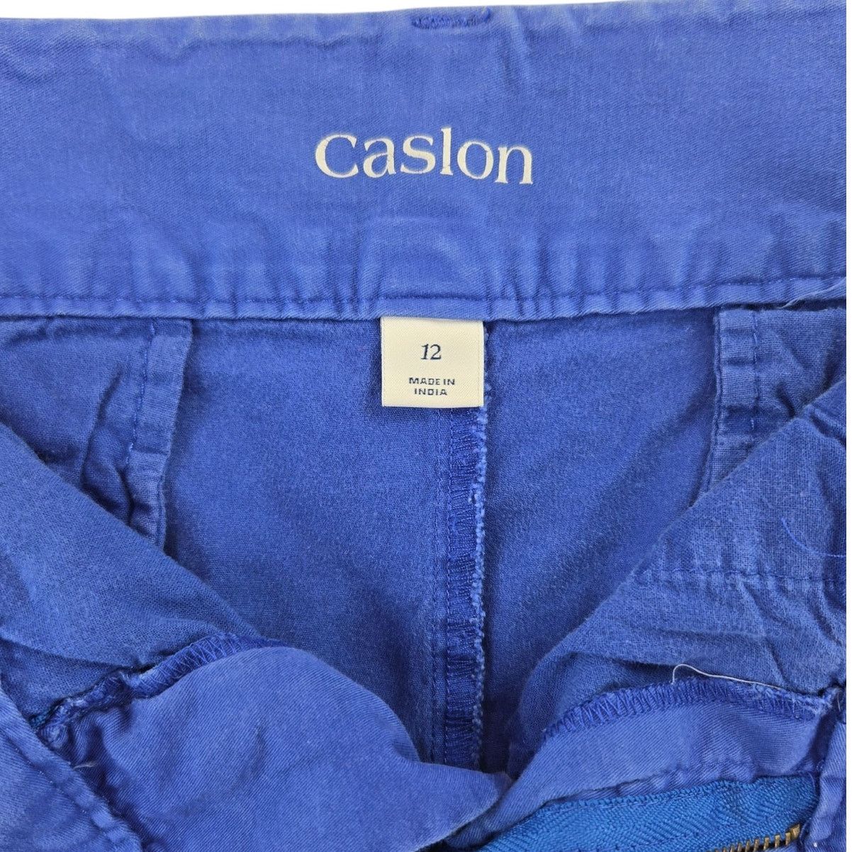 Other Caslon | Blue, Flat Front, 4.75" Shorts | Size 12 Size 34" / US 12 / IT 48 - 3 Thumbnail