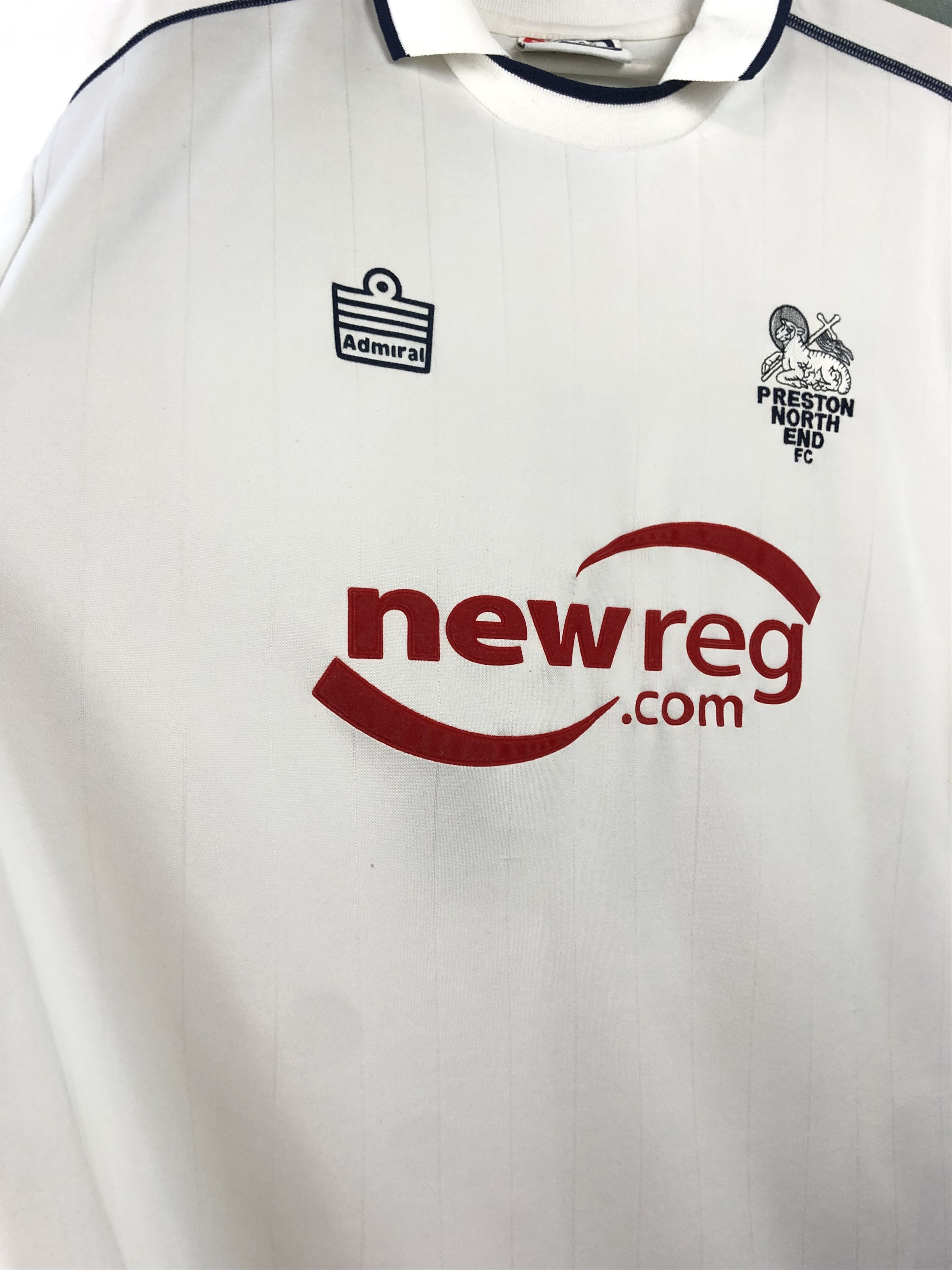 Vintage Preston North End football shirt #11 Healy Jersey Tee Hype Size US XL / EU 56 / 4 - 6 Thumbnail