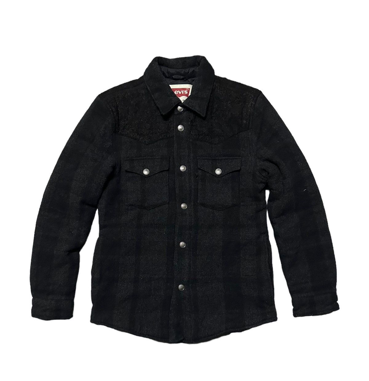 Levi's Levis snap button western style wool jacket Size US S / EU 44-46 / 1 - 1 Thumbnail