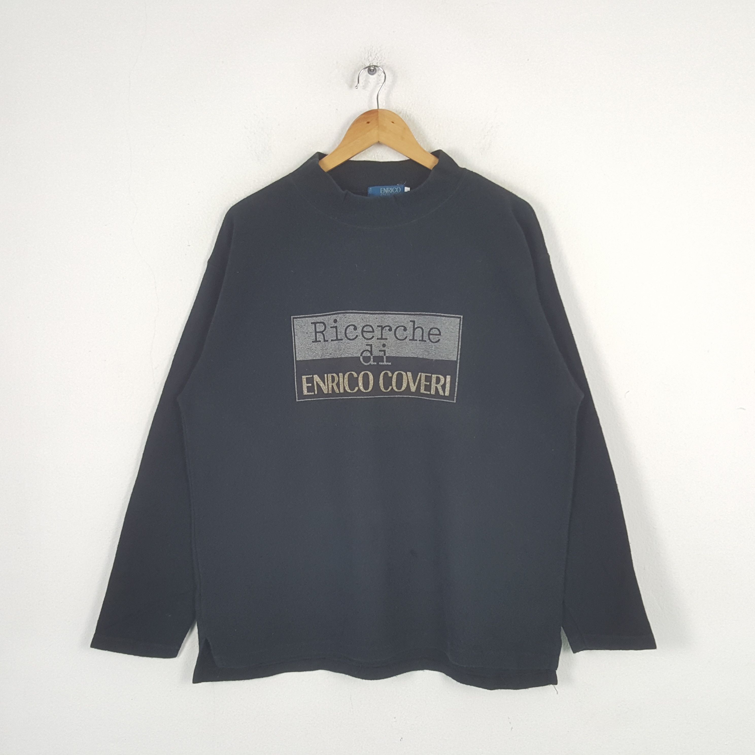 Enrico Coveri × Vintage Vintage Ricerche Di Enrico Coveri Italian Sweatshirt C289N19 Size US L / EU 52-54 / 3 - 1 Thumbnail