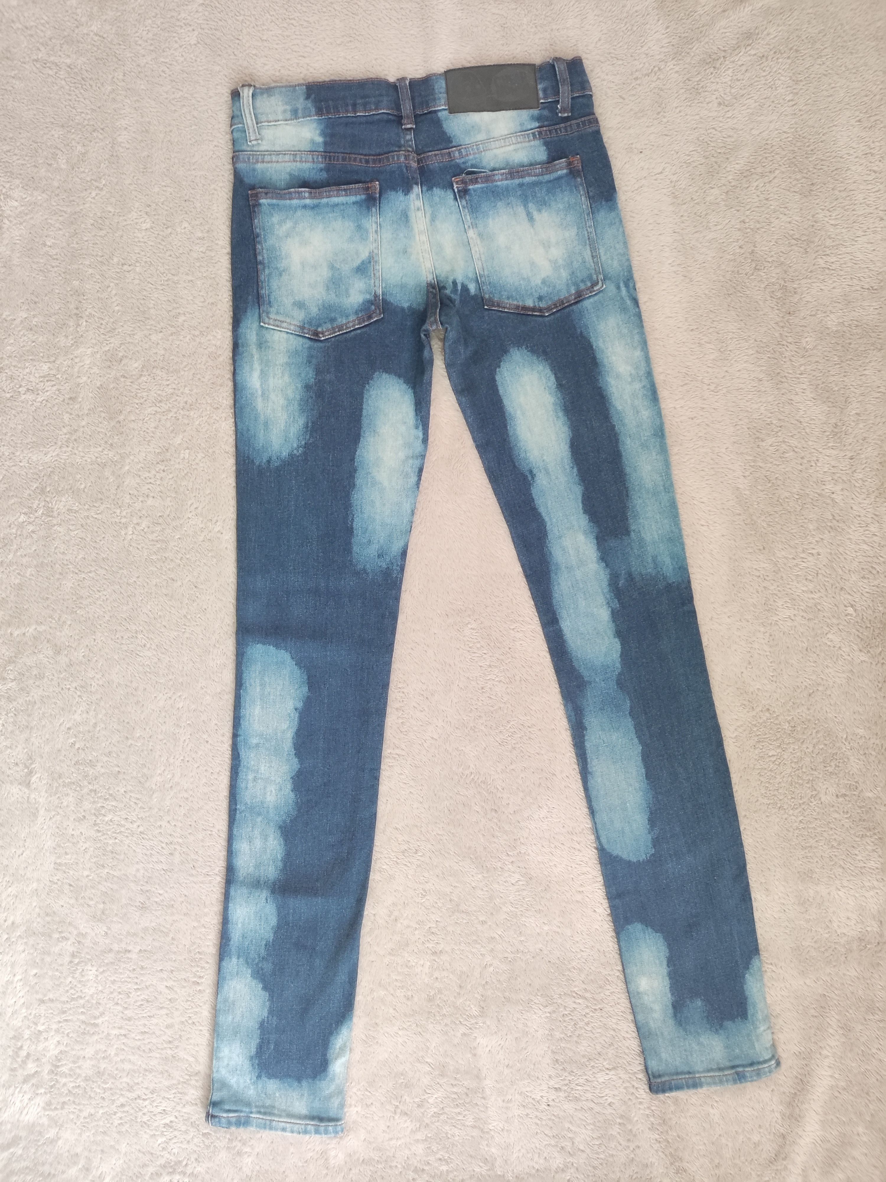 Cheap Monday Cheap Monday Y2K Zip Low Acid Wash Distressed Skinny Jeans Size 29" - 6 Thumbnail