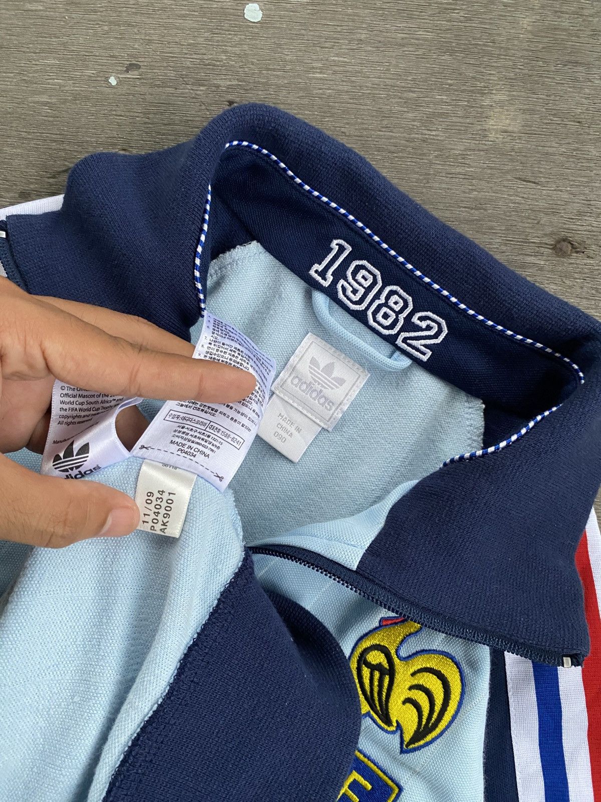 Adidas Tracktop adidas france 1982 Size US M / EU 48-50 / 2 - 6 Thumbnail