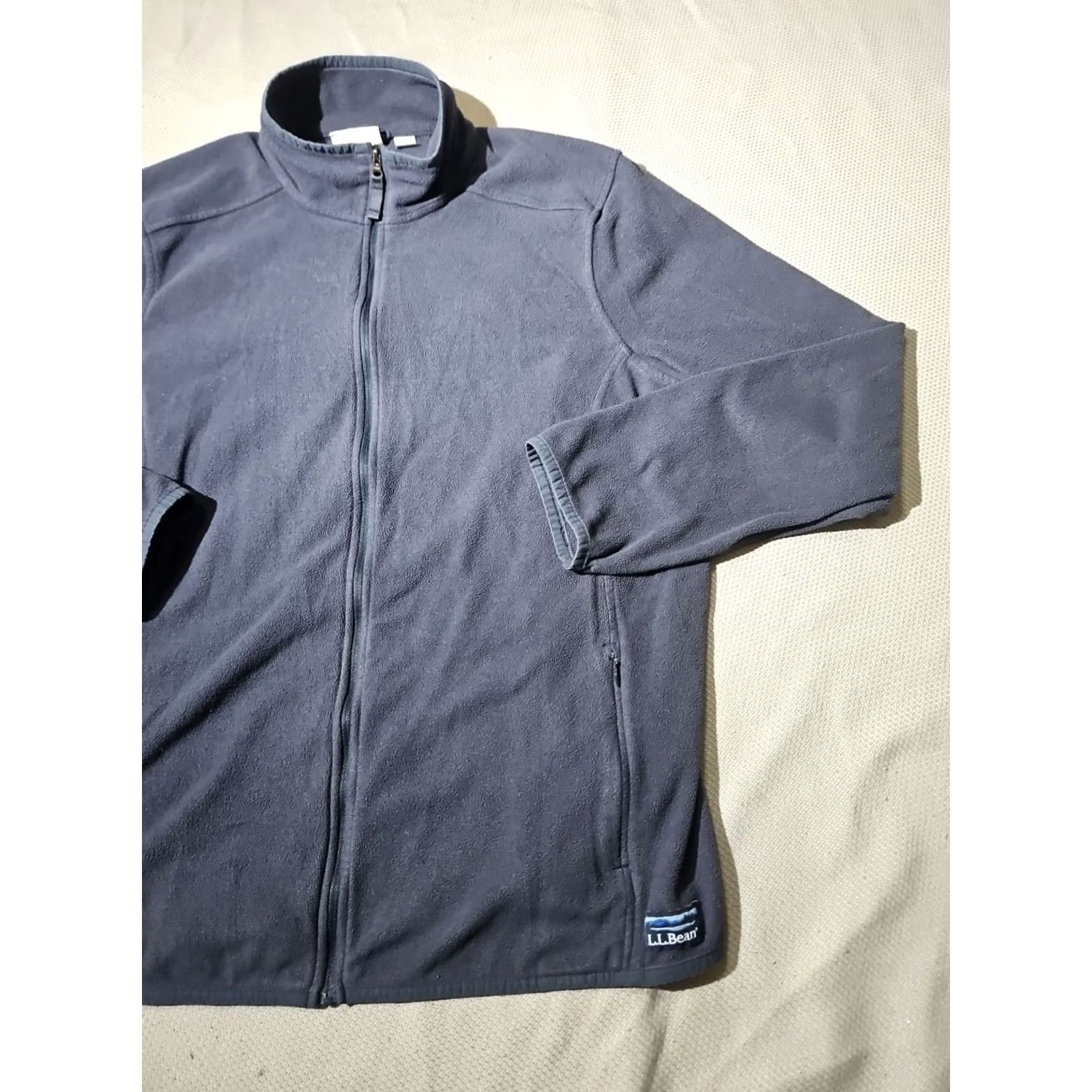 Vintage VINTAGE LL Bean Jacket Womens Plus Sz 2X Blue Fleece Full Zip Mock Neck Outdoor Preppy Womens Size XXL / US 16-18 / IT 52-54 - 4 Thumbnail