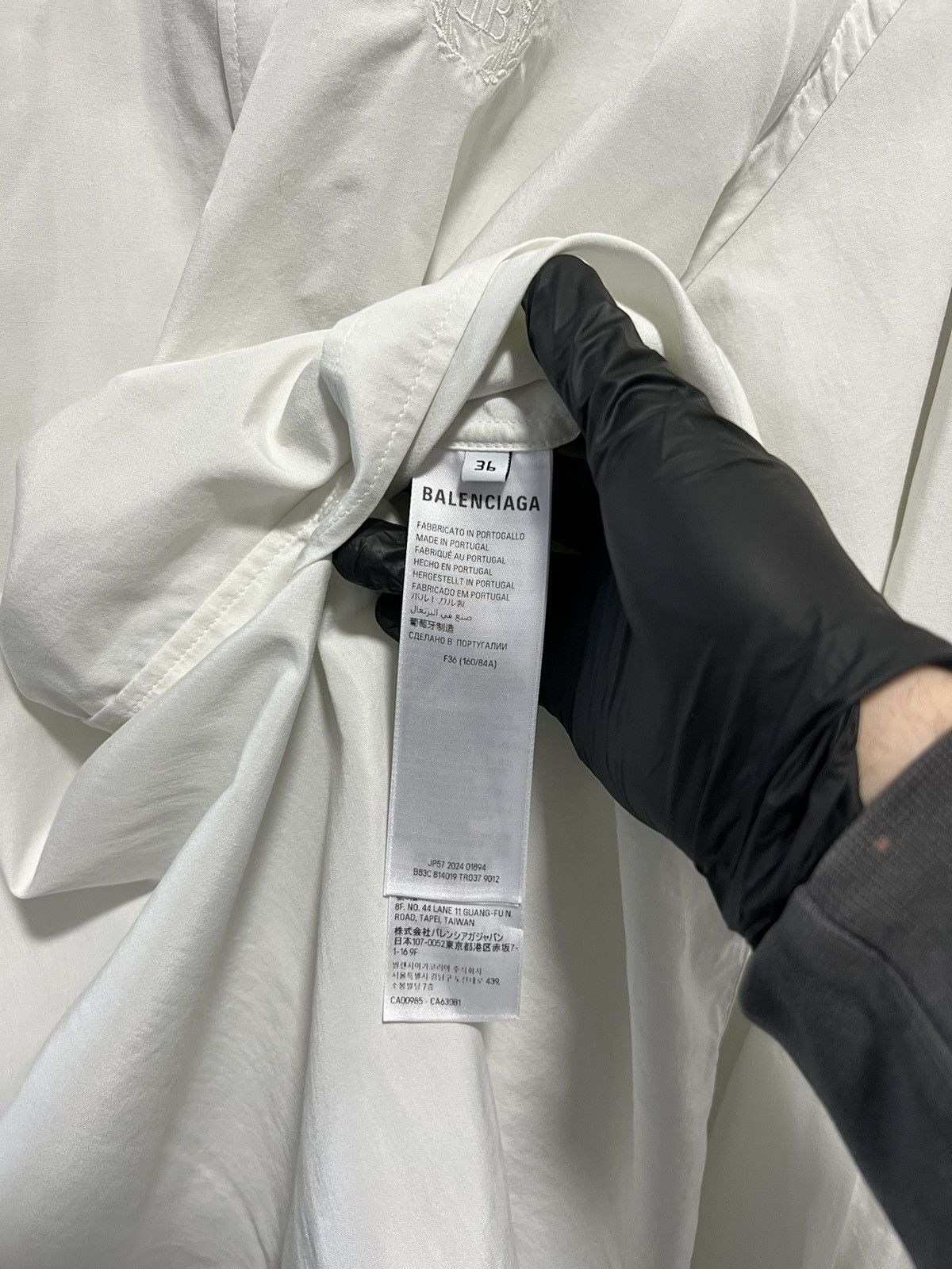 Balenciaga Balenciaga Shirt White Size US L / EU 52-54 / 3 - 10 Thumbnail