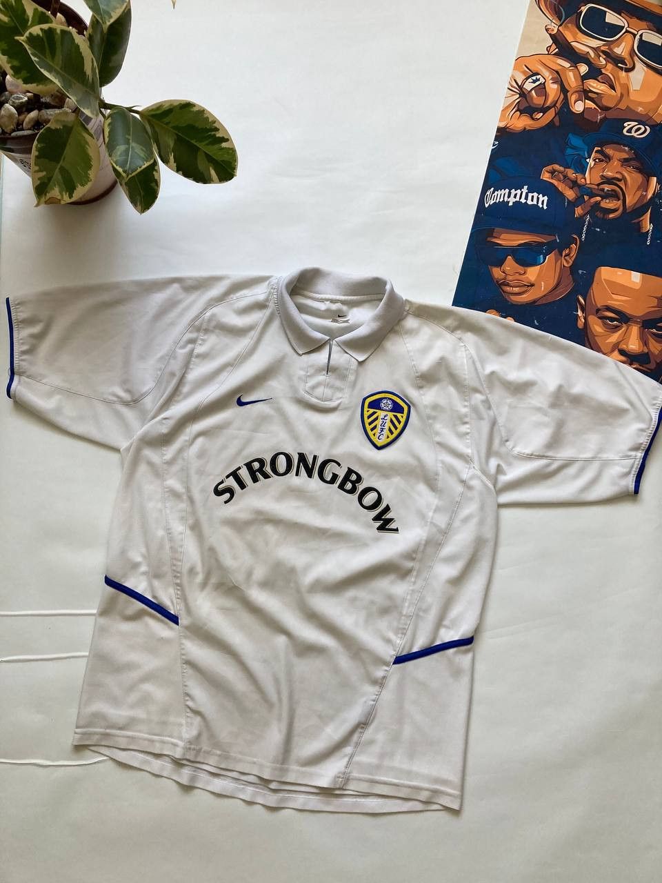 Nike Vintage Leeds United Home Jersey 2002 2003 Size US L / EU 52-54 / 3 - 1 Thumbnail