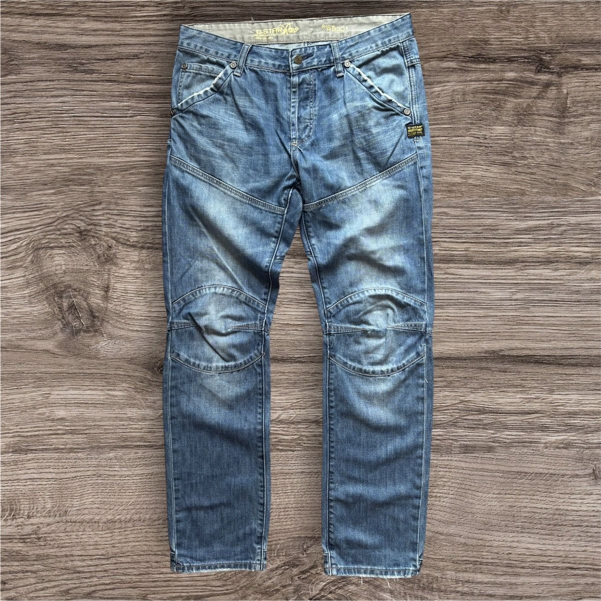 Affliction Vintage G Star Raw 96 Embroidered Buckle Jeans Denim Size US 34 / EU 50 - 2 Thumbnail
