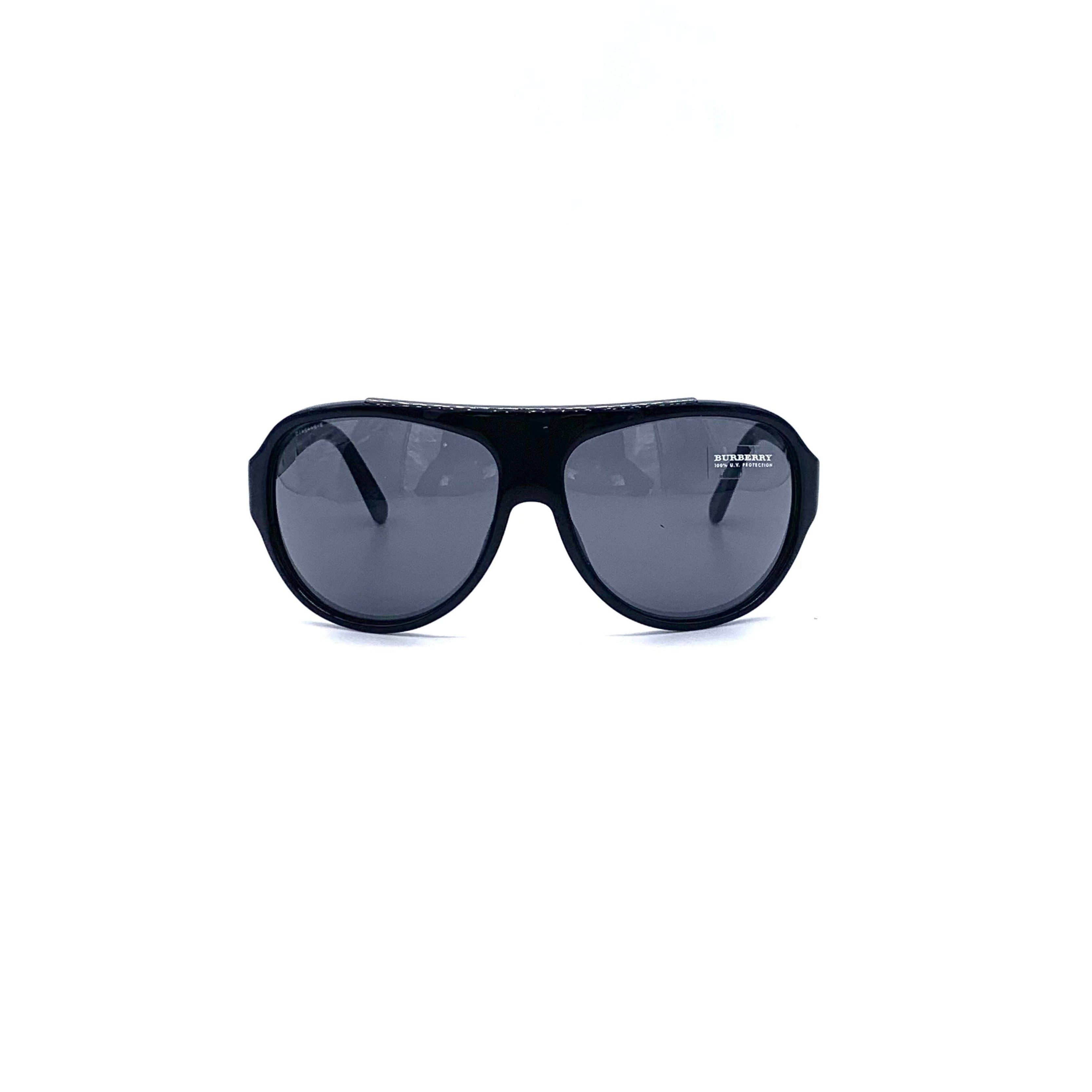 image of Burberry Burberry Acetate Aviator Sunglasses in Black, Women's