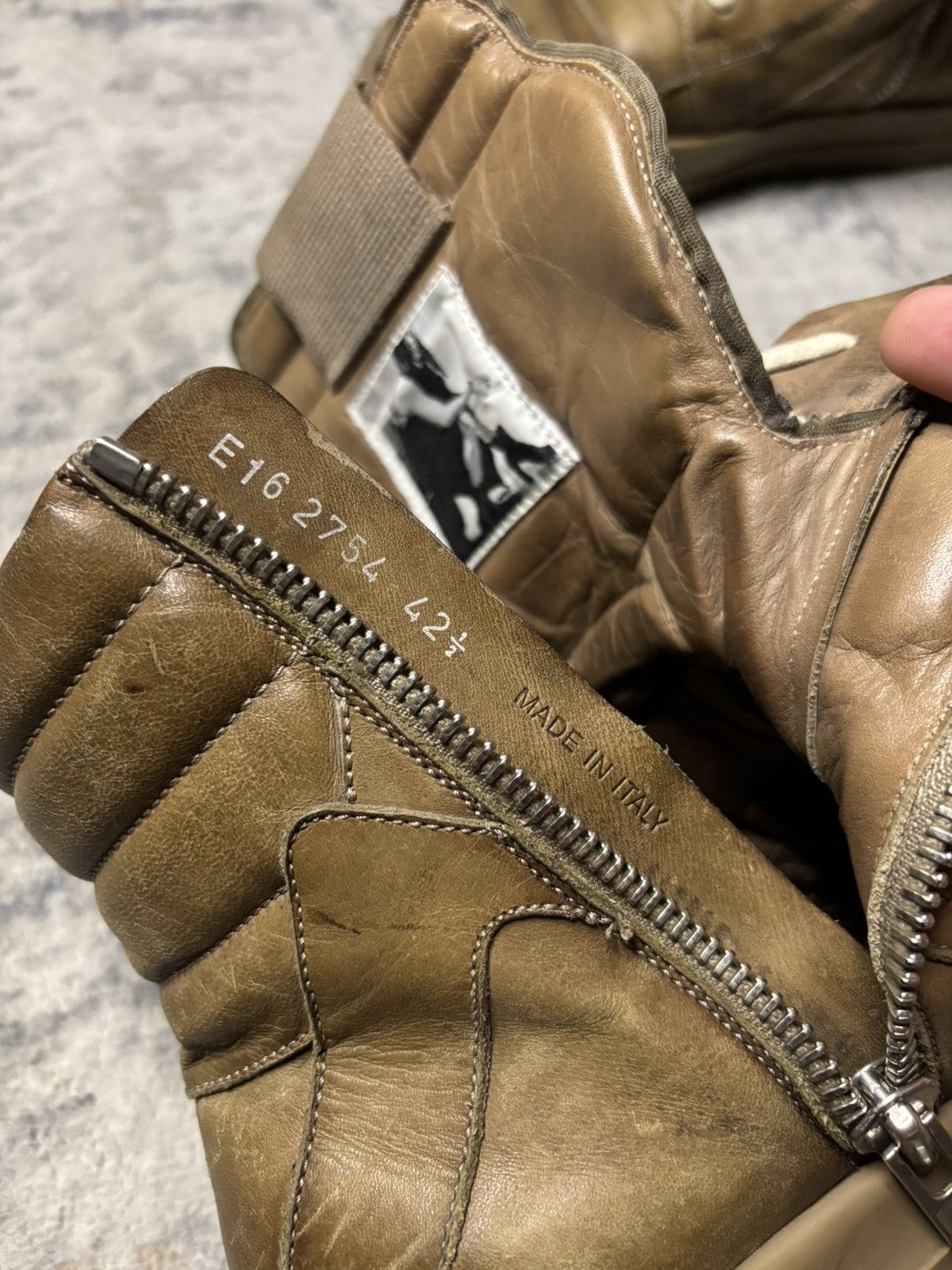 Rick Owens Rick Owens SS16 Cyclops Leather Triple Brown Geobaskets Size US 9.5 / EU 42-43 - 10 Thumbnail