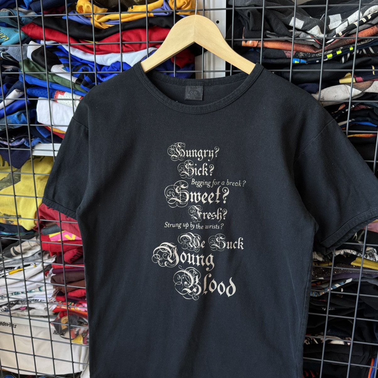 Band Tees Vintage 90s WASTE Radiohead Band T-shirt Size US M / EU 48-50 / 2 - 4 Thumbnail